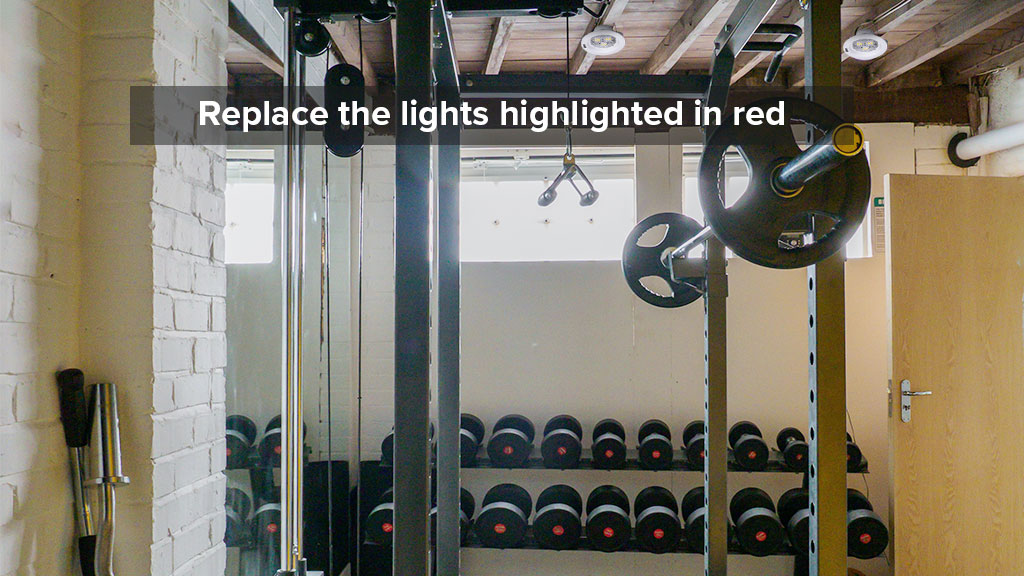 Home gym lighting discount ideas