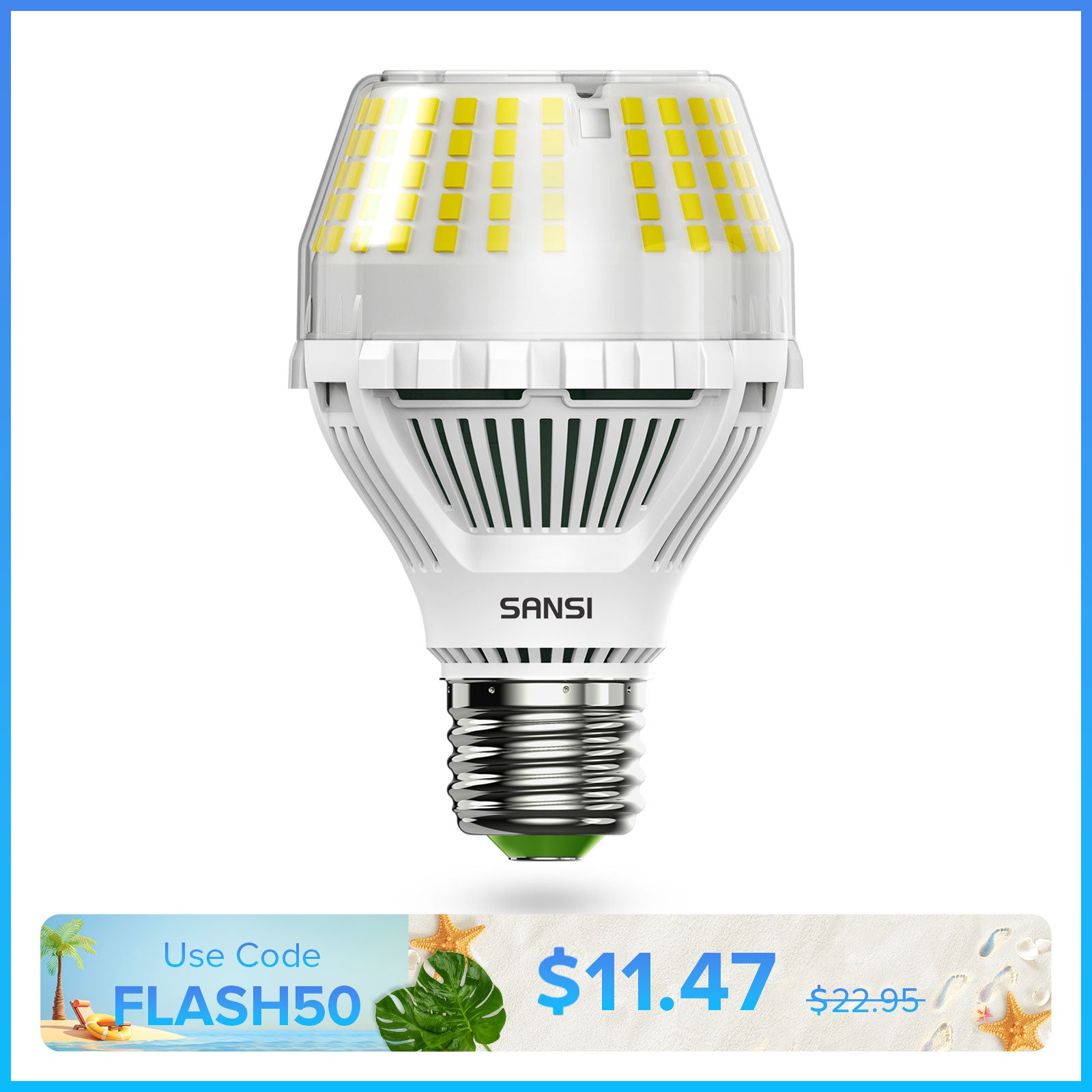 Upgraded Dimmable A19 17W LED 5000K Light Bulb(US ONLY)
