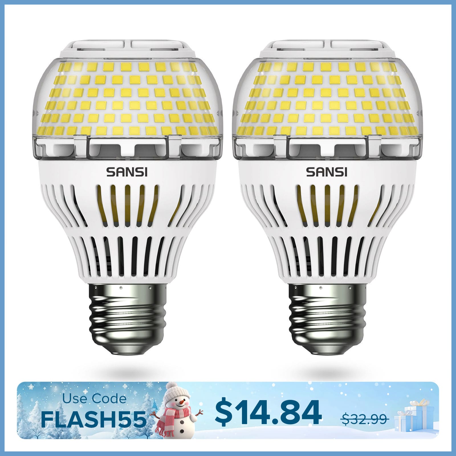 Dimmable A19 17W LED 3000K/5000K Light Bulb(US CA ONLY)