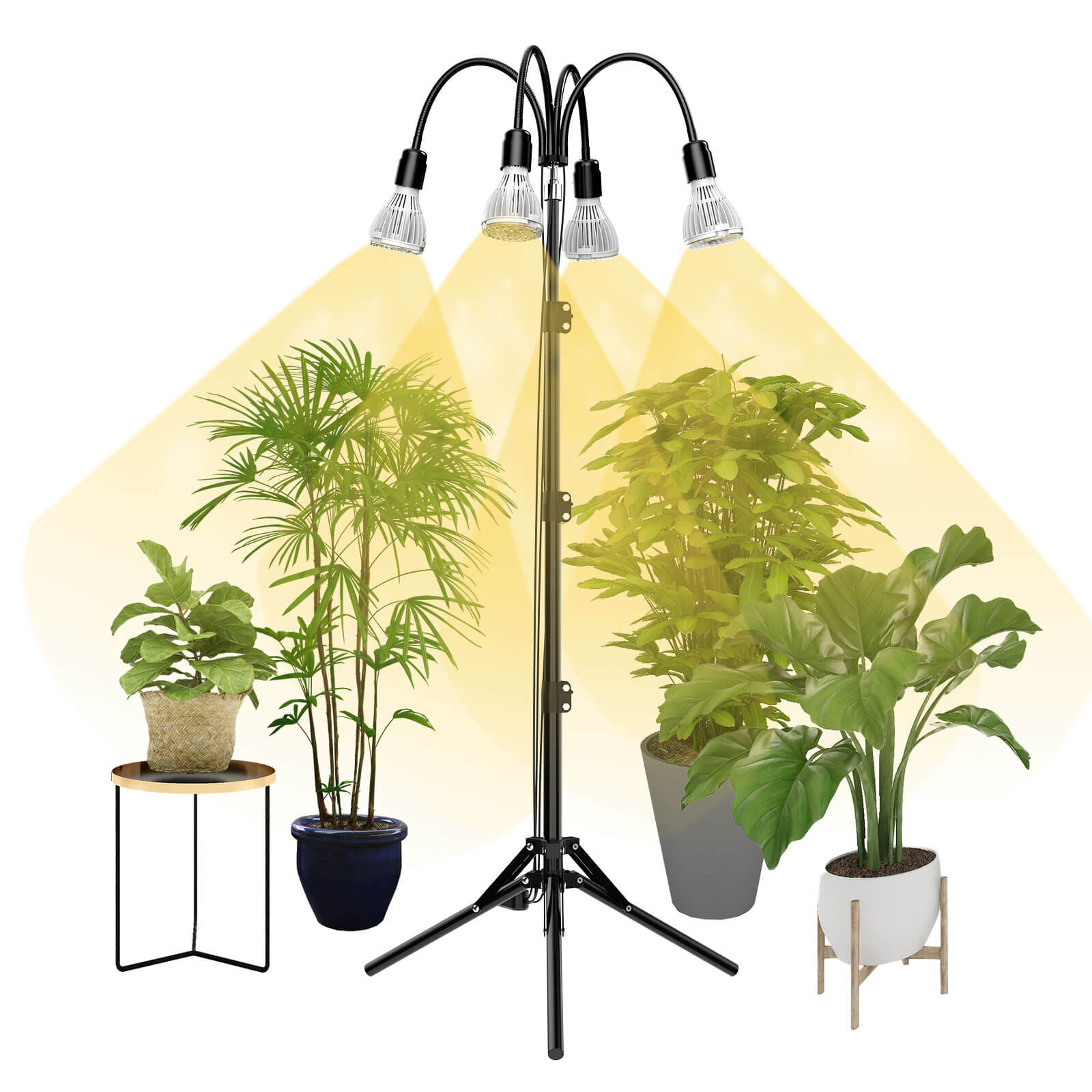 128W Grow Light with Adjustable Tripod Stand