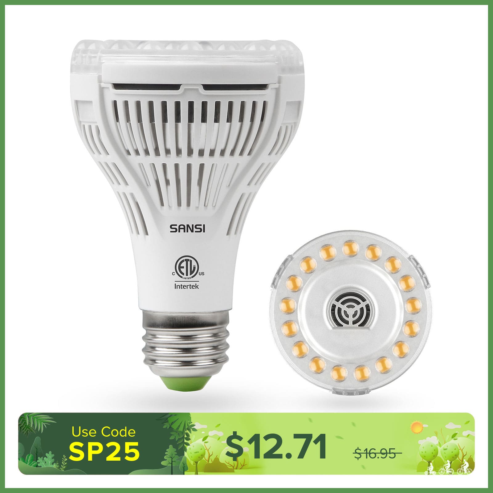 PAR25 15W LED Grow Light Bulb