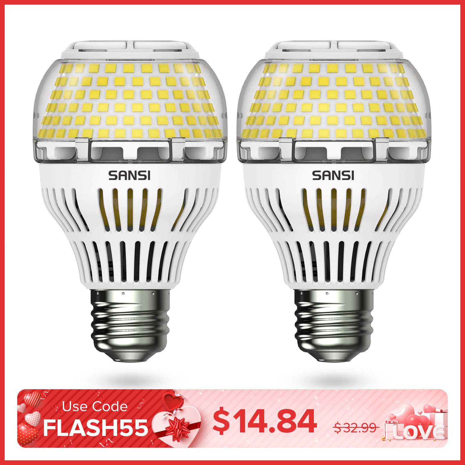 Dimmable A19 17W LED 3000K/5000K Light Bulb(US CA ONLY)