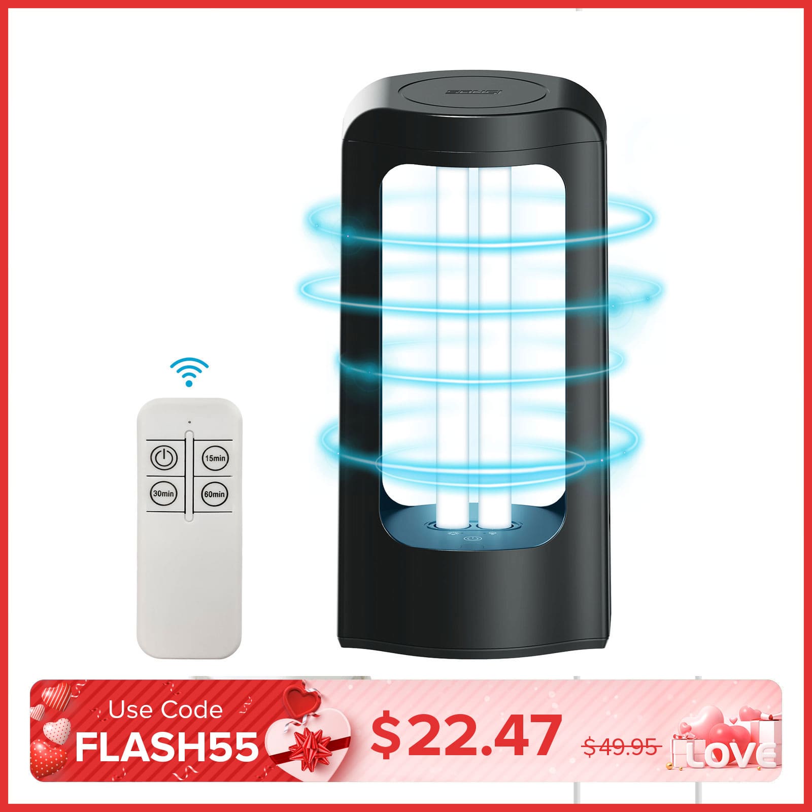 18W UV Light Sanitizer with Remote Control (US ONLY)