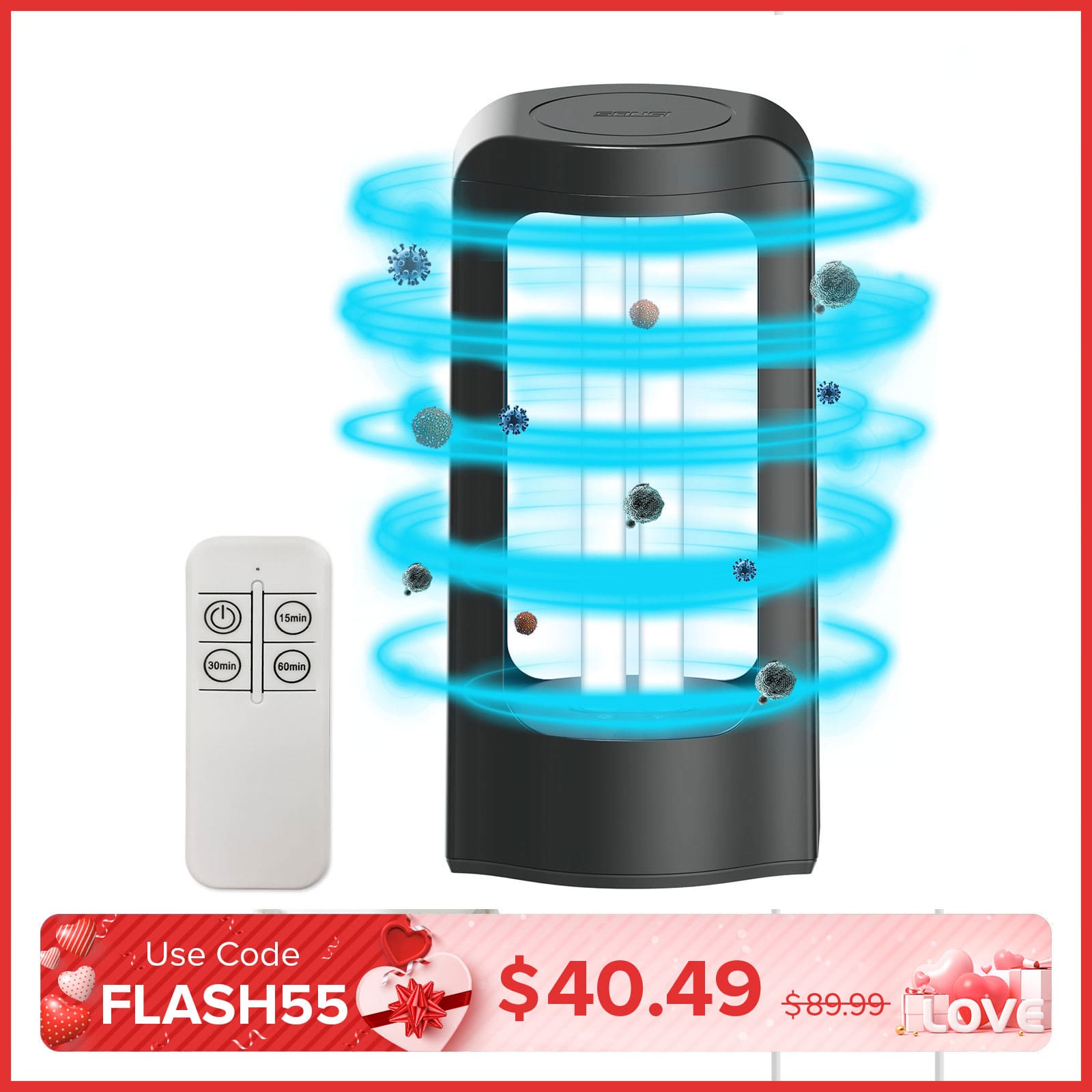 42W UV Light Sanitizer with Remote Control (US ONLY)