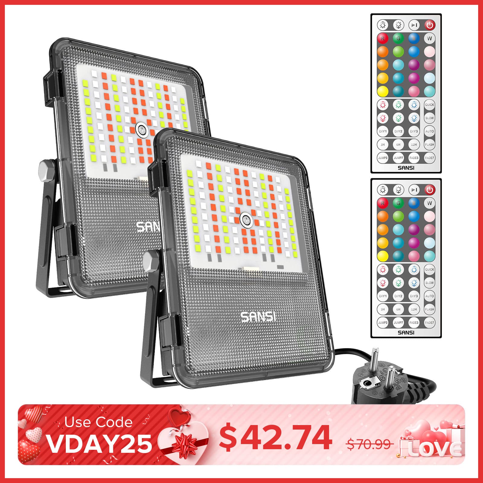 20W RGB LED Flood Light (EU ONLY)