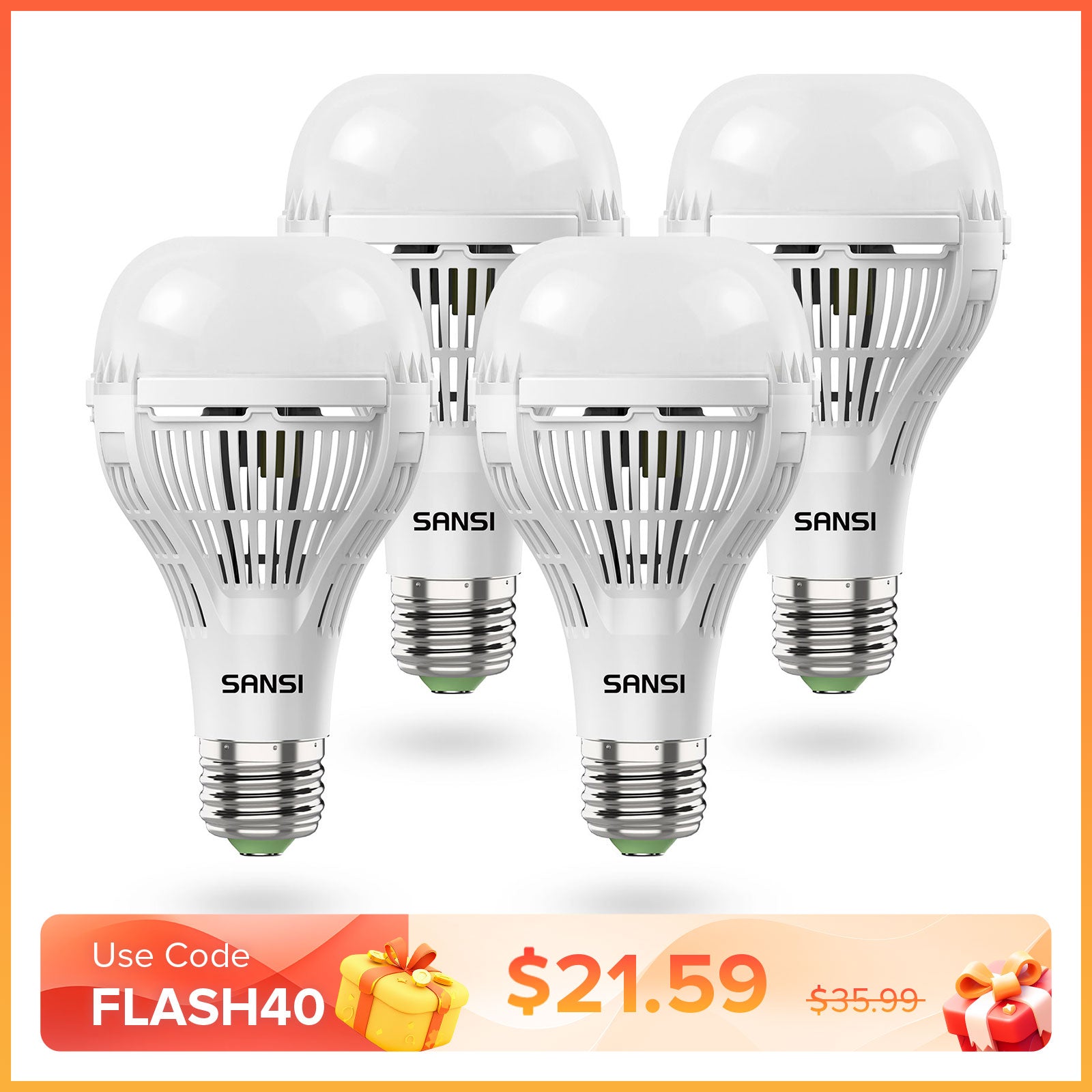 Upgraded A21 18W LED Light Bulb (US ONLY)