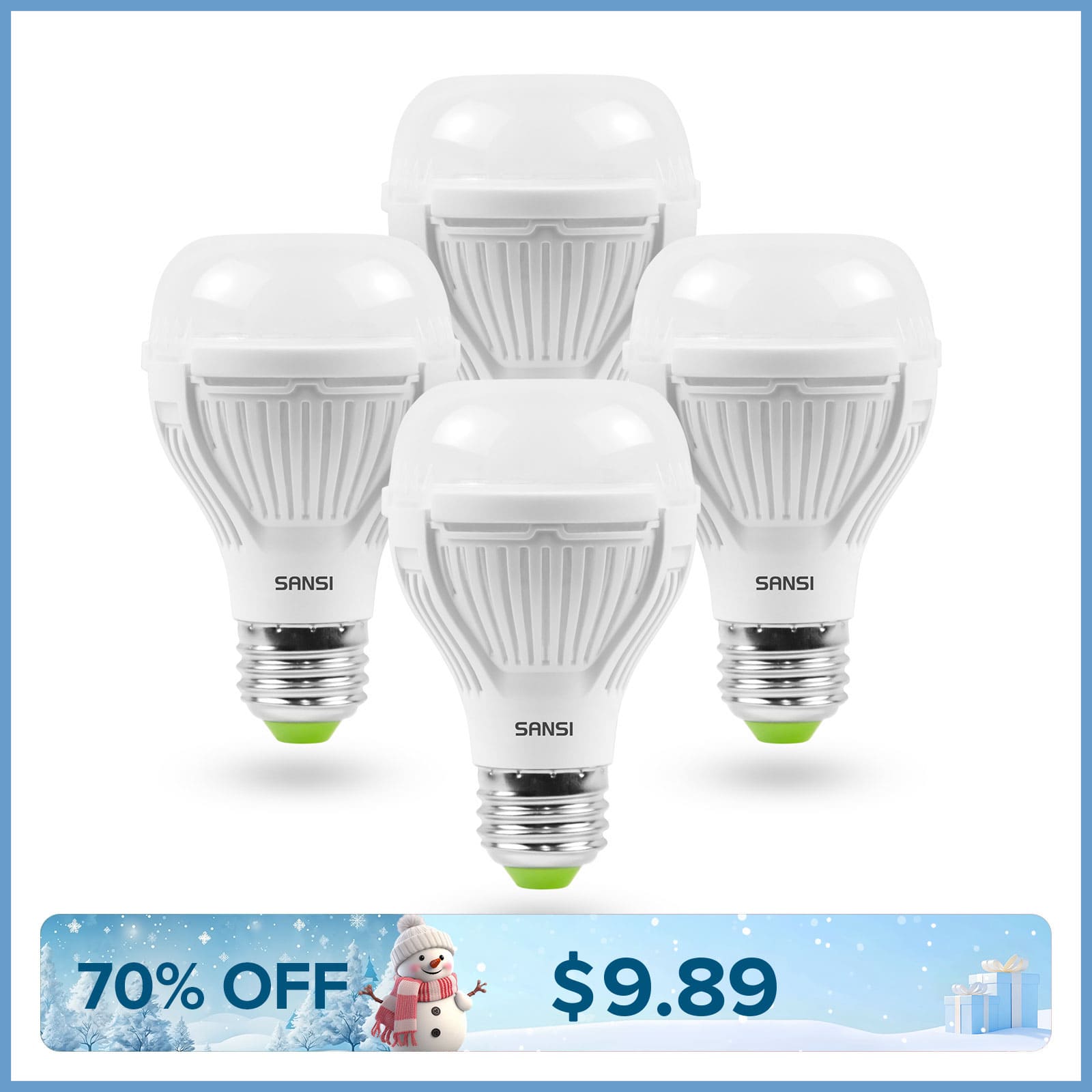 Upgraded A19 13W LED 3000K/5000K Light Bulb (US ONLY)