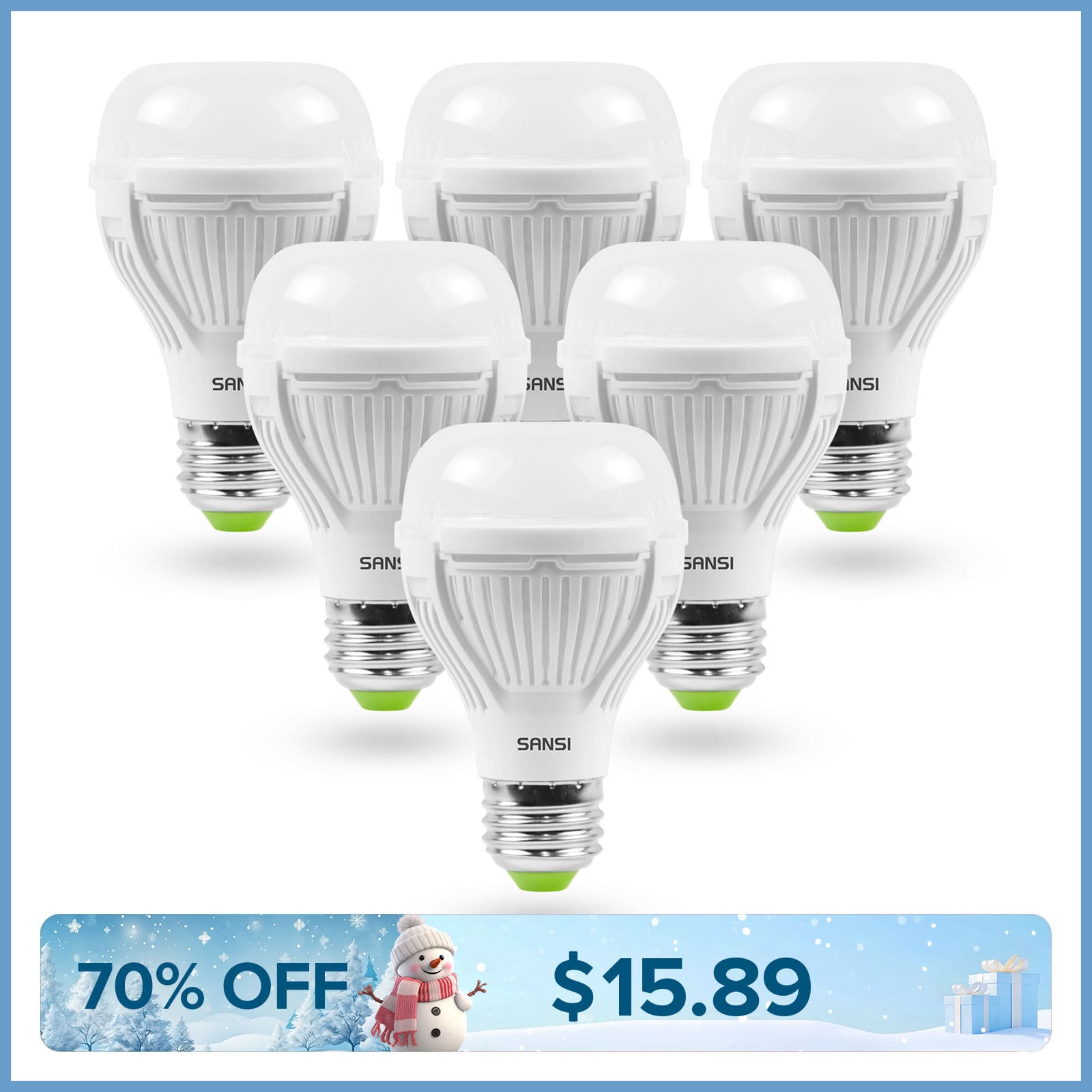 Upgraded A19 13W LED 3000K/5000K Light Bulb (US ONLY)