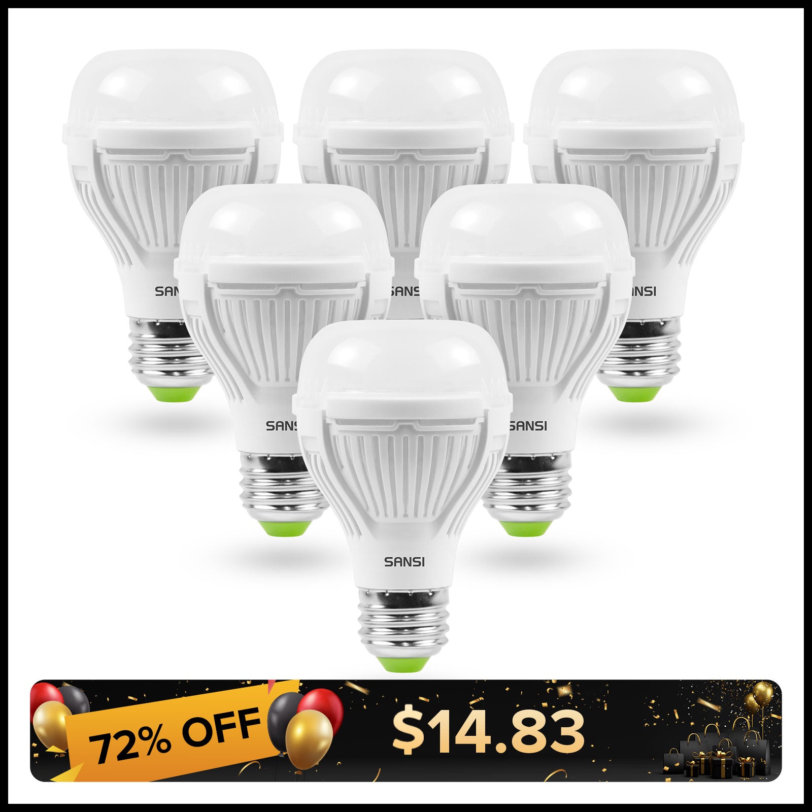 Upgraded A19 13W LED 3000K/5000K Light Bulb (US ONLY)