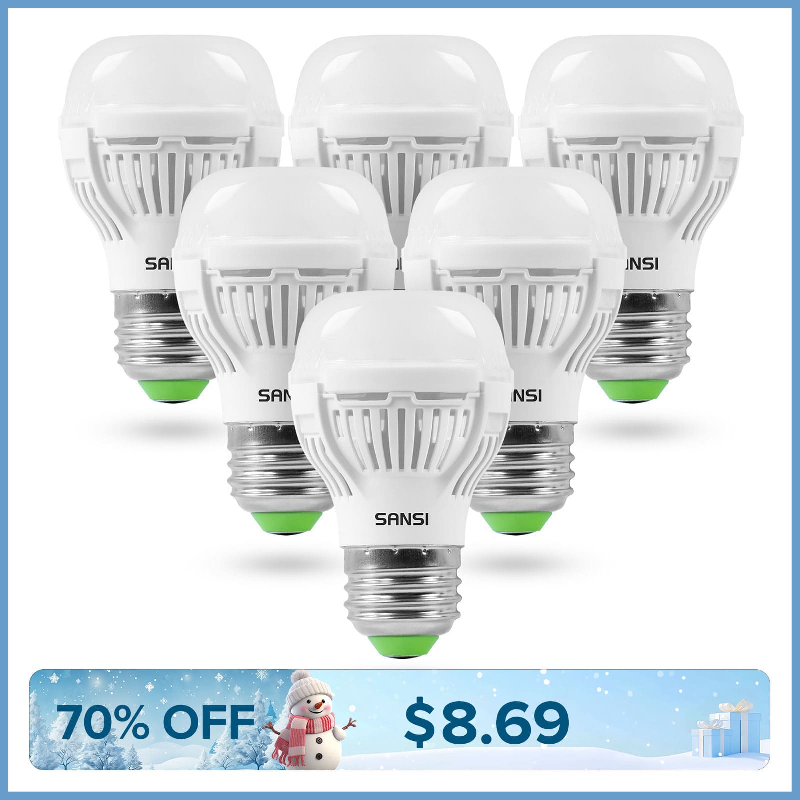 Upgraded A15 9W LED 2700K/3000K/4000K/5000K Light Bulb (US ONLY)