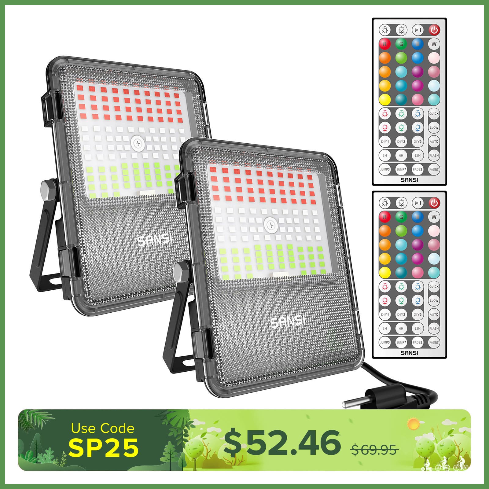 120W RGB Led Flood Light (US ONLY)