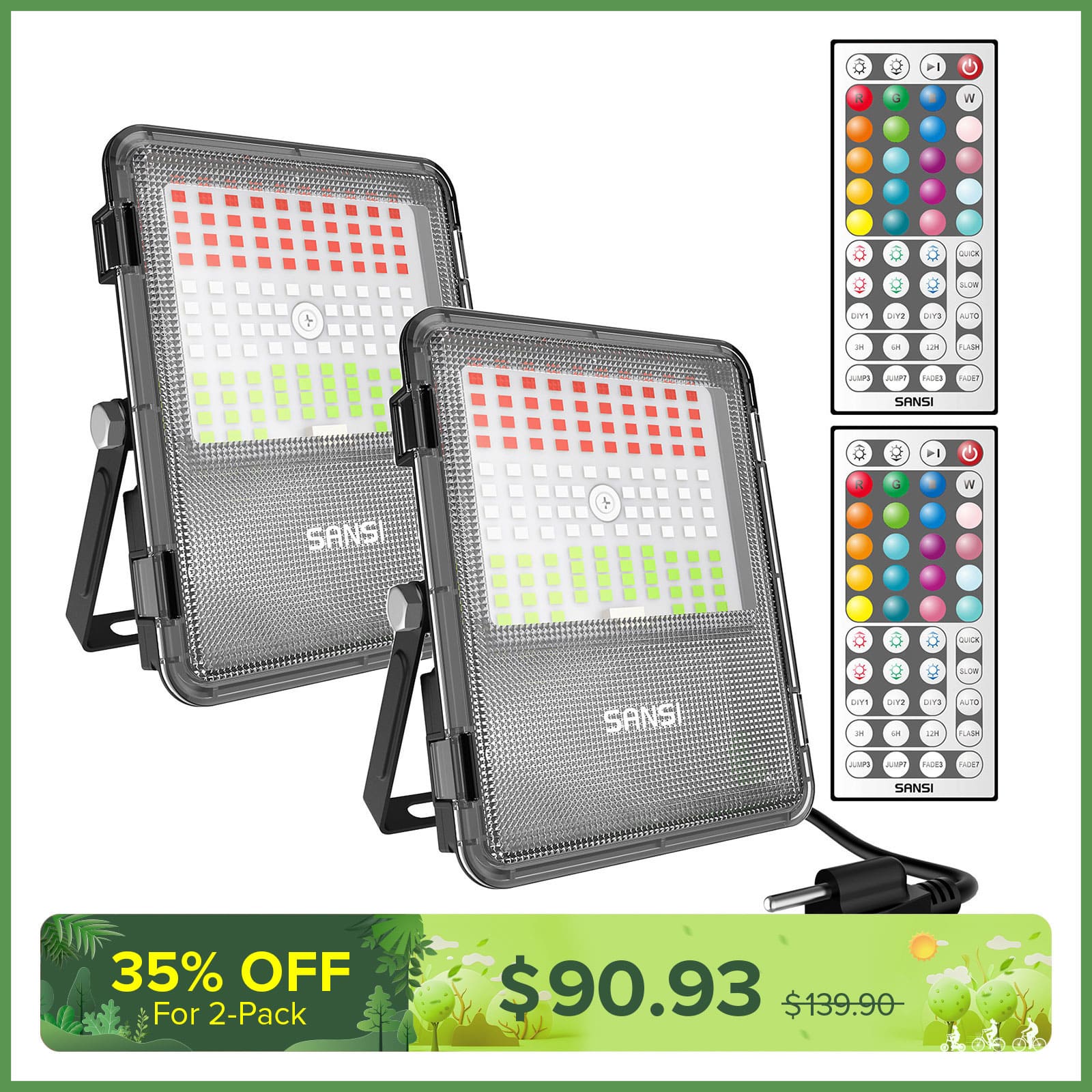 120W RGB Led Flood Light (US ONLY)