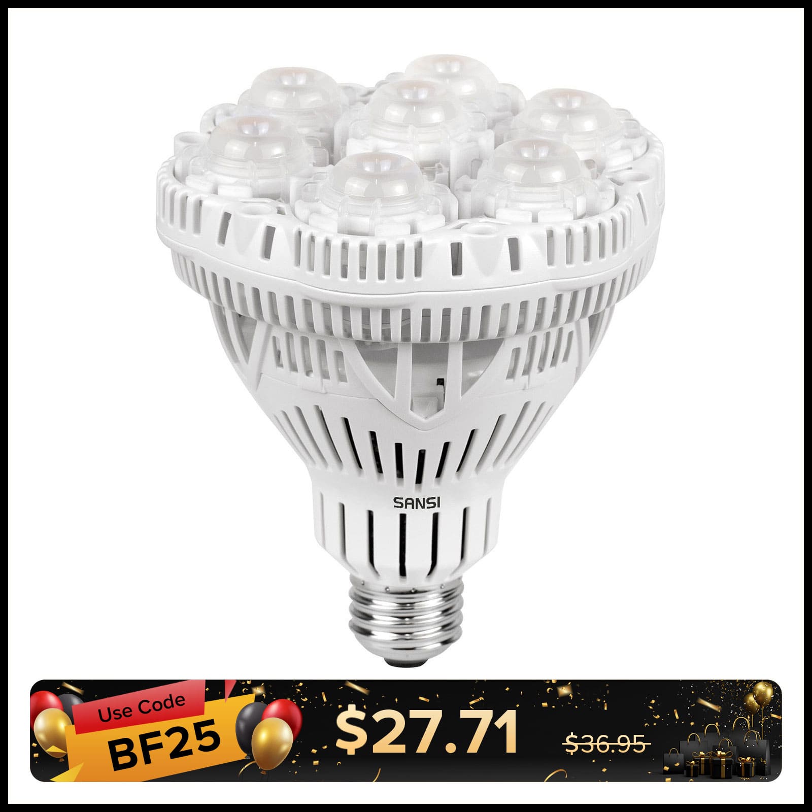 BR30 36W LED Grow Light Bulb