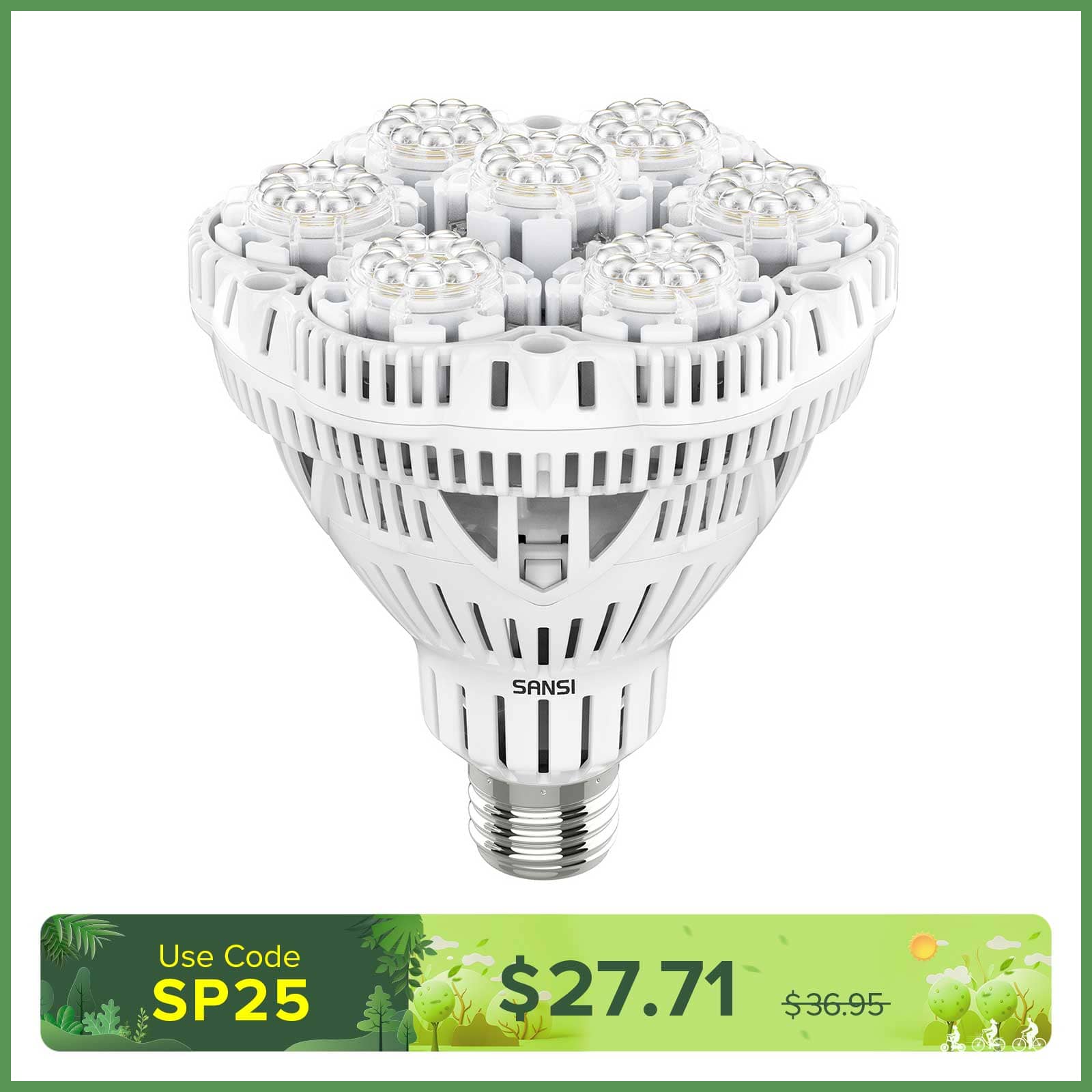 BR30 36W LED Grow Light Bulb