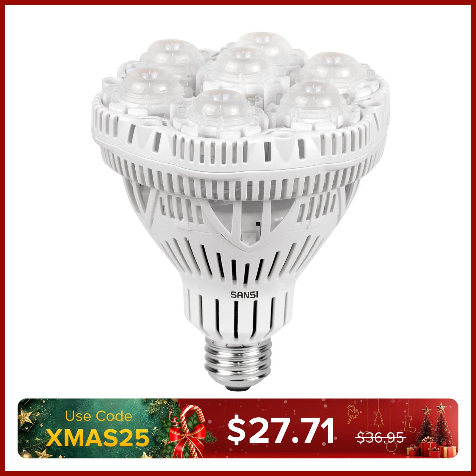 BR30 36W LED Grow Light Bulb