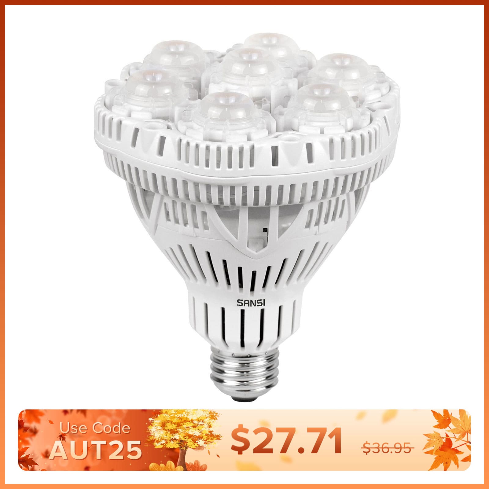 BR30 36W LED Grow Light Bulb