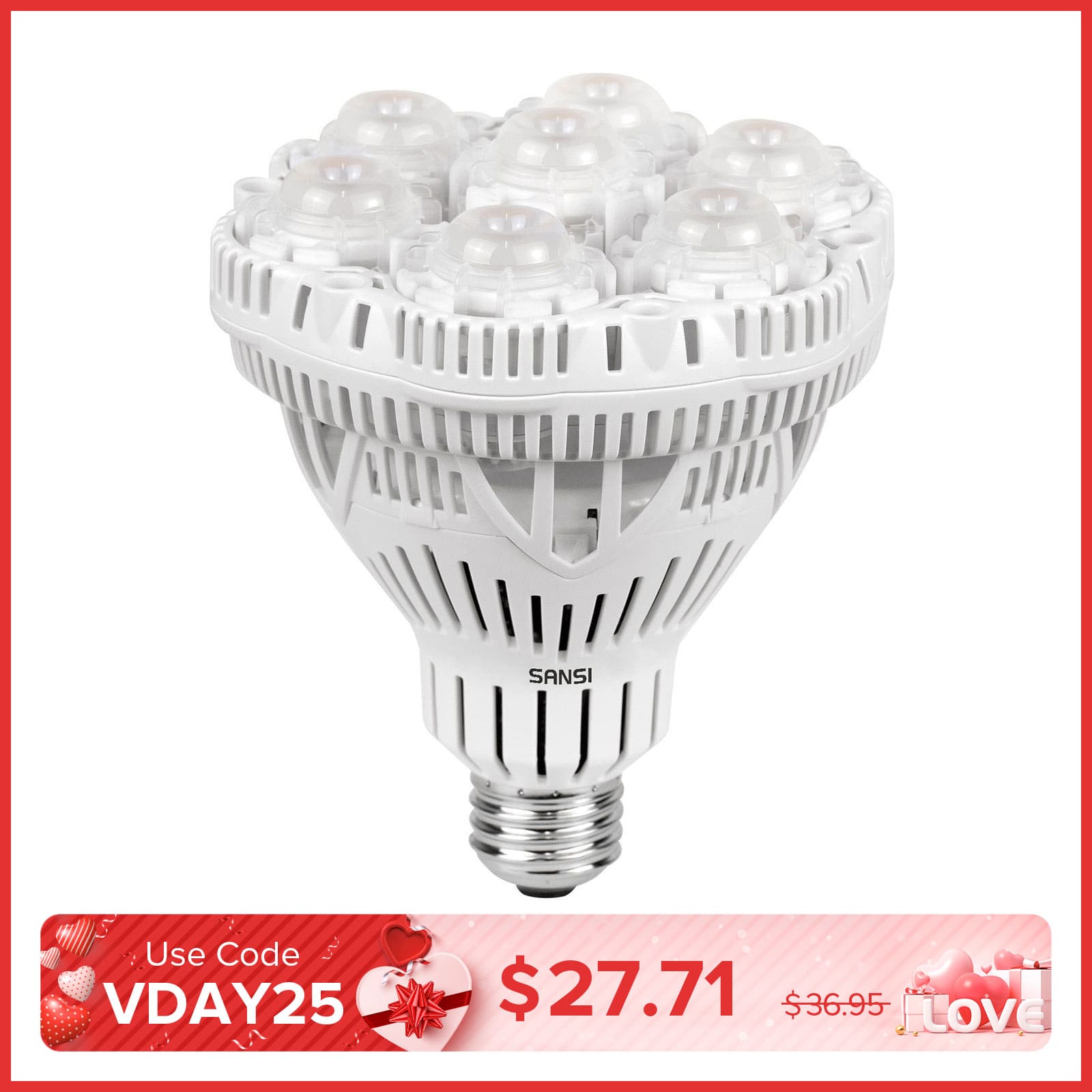 BR30 36W LED Grow Light Bulb