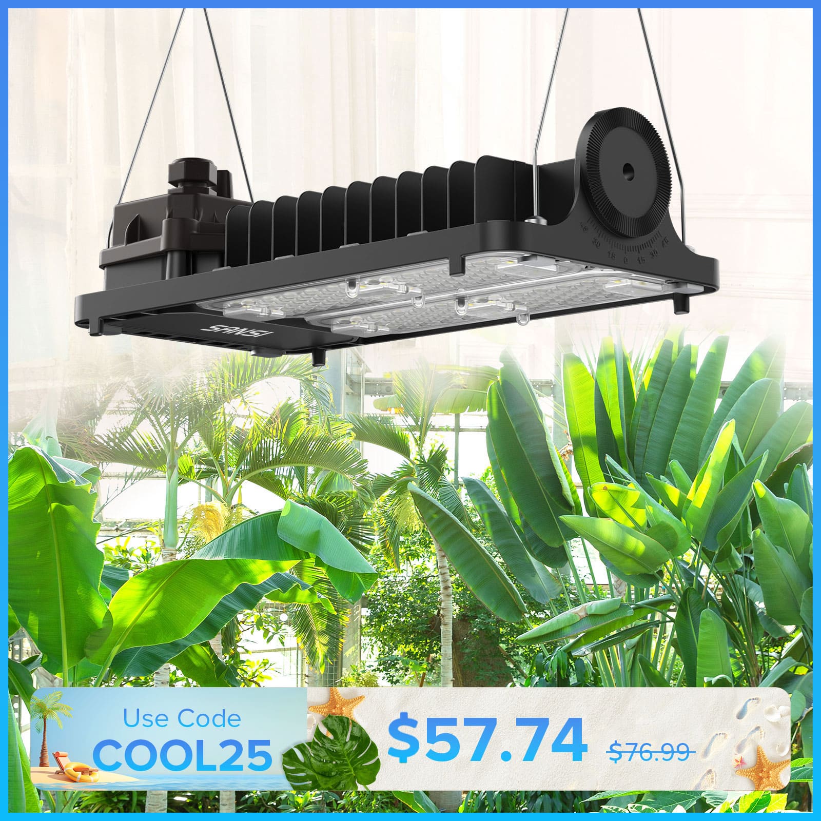 Dimmable 100W LED Grow Light