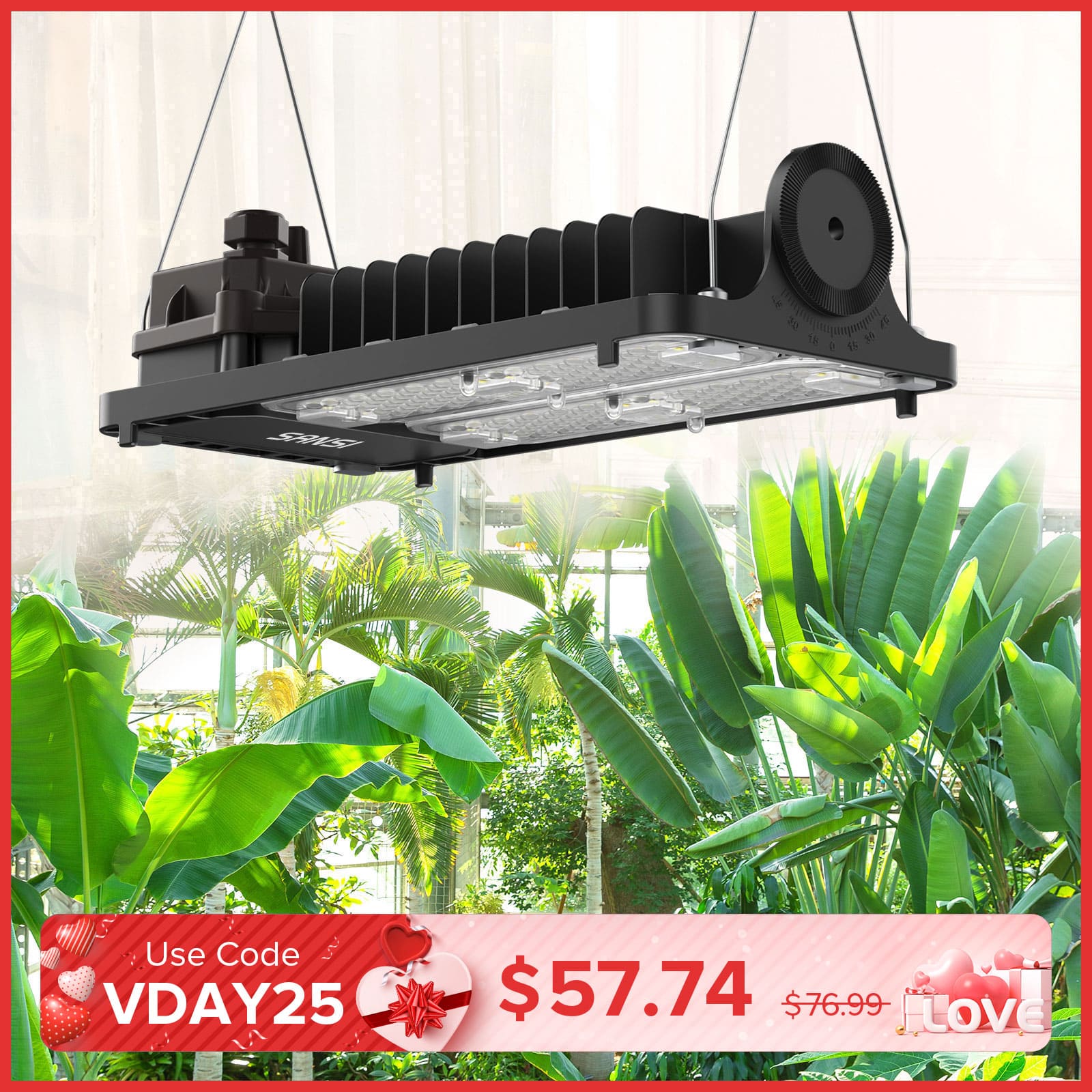 Dimmable 100W LED Grow Light