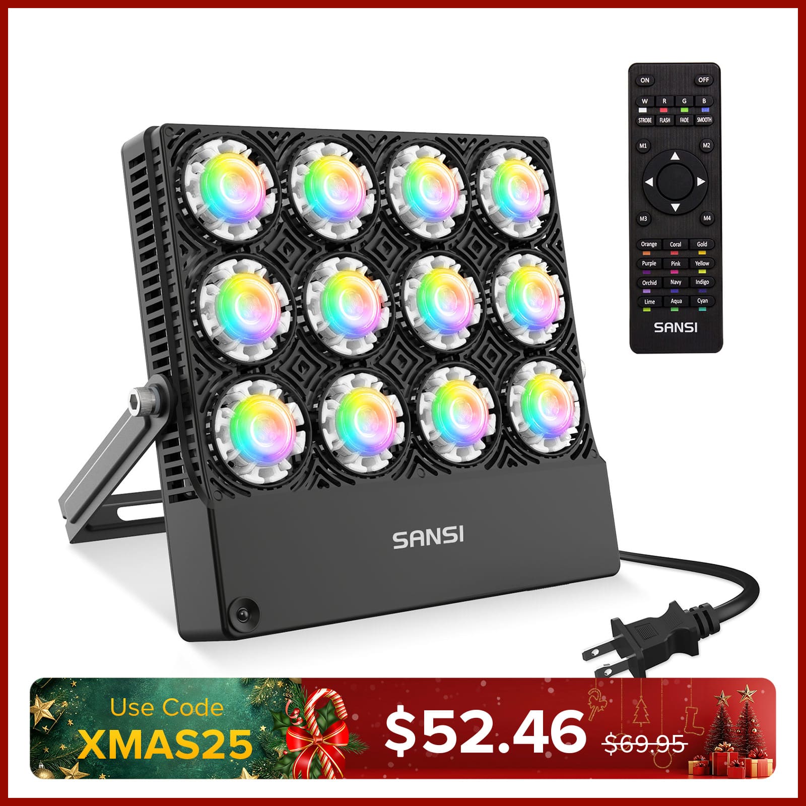 70W RGB LED Flood Light(US/CA ONLY)