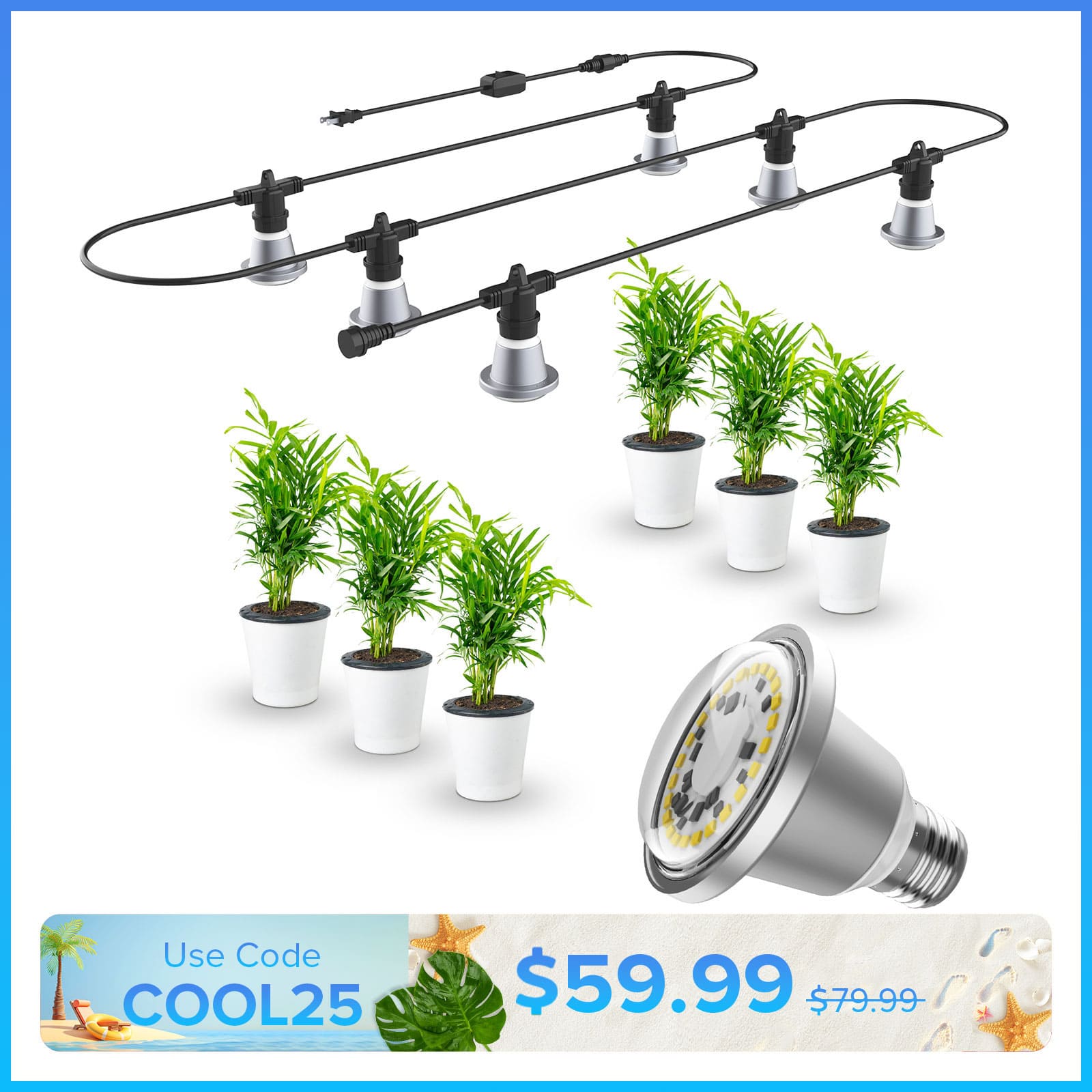 Hanging Grow Light String(US ONLY)