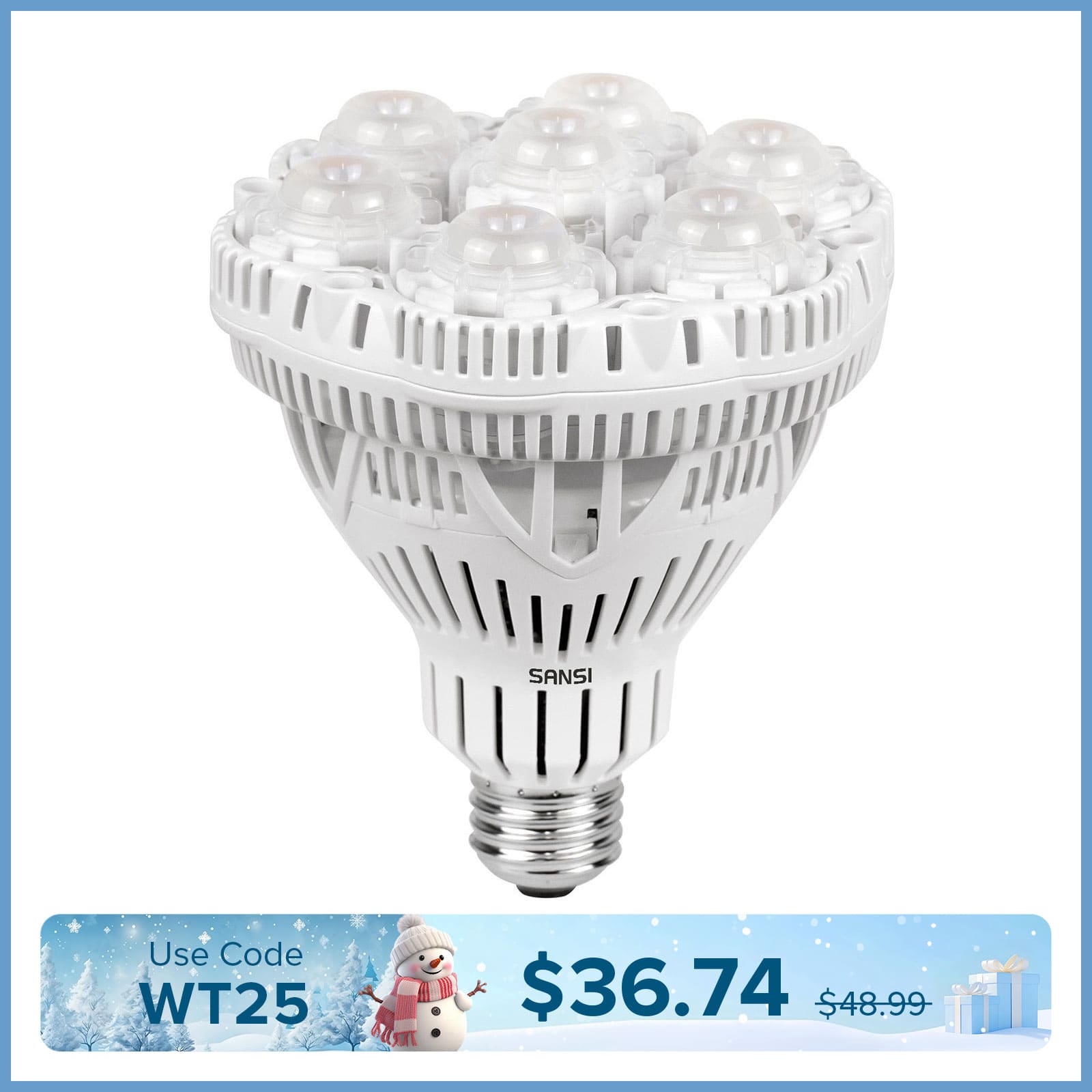 BR30 36W LED Grow Light Bulb