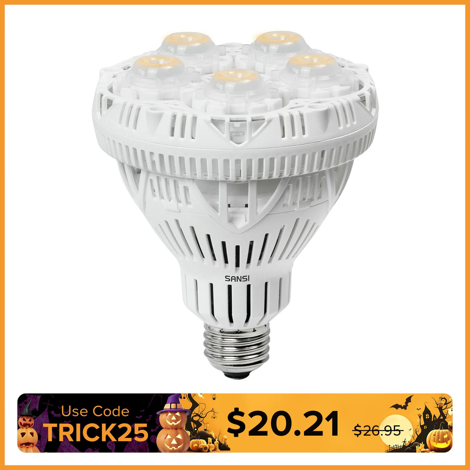 BR30 24W LED Grow Light Bulb