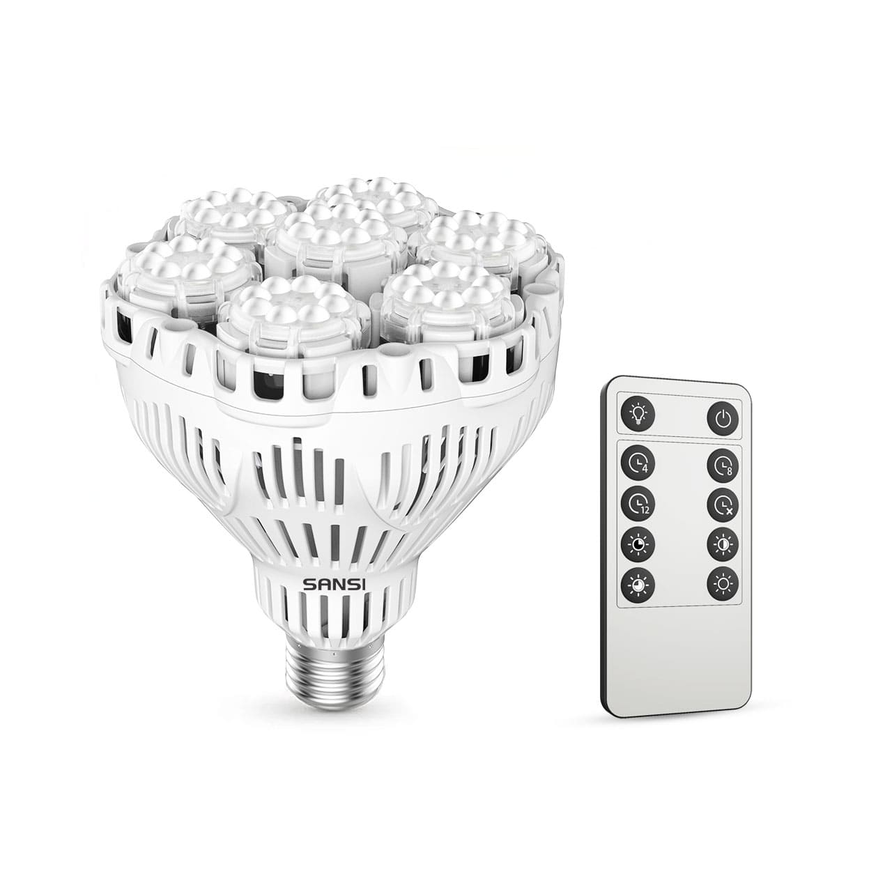 BR30 40W LED Grow Light Bulb With Remote Control (US ONLY)