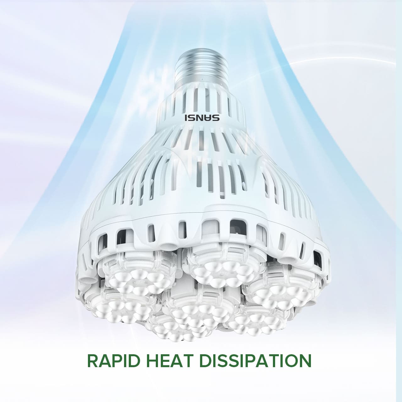 RAPID HEAT DISSIPATION.