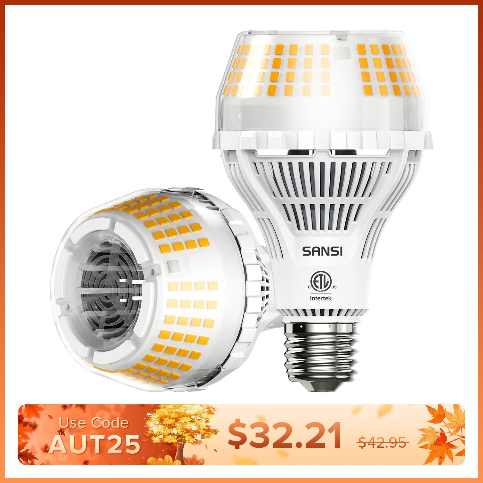 Upgraded A21 22W LED 3000K/5000K Light Bulb(US ONLY)