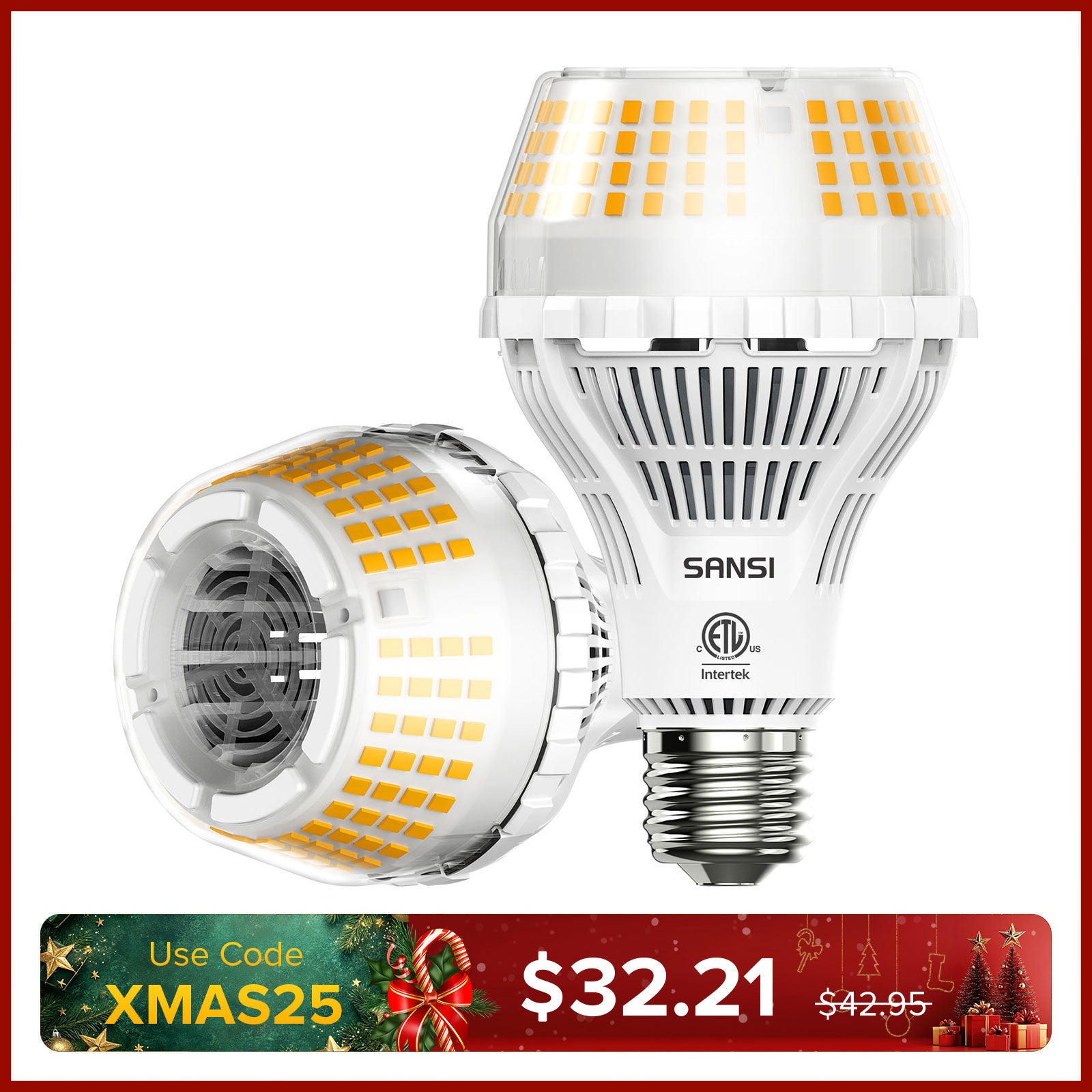 Upgraded A21 22W LED 3000K/5000K Light Bulb(US ONLY)