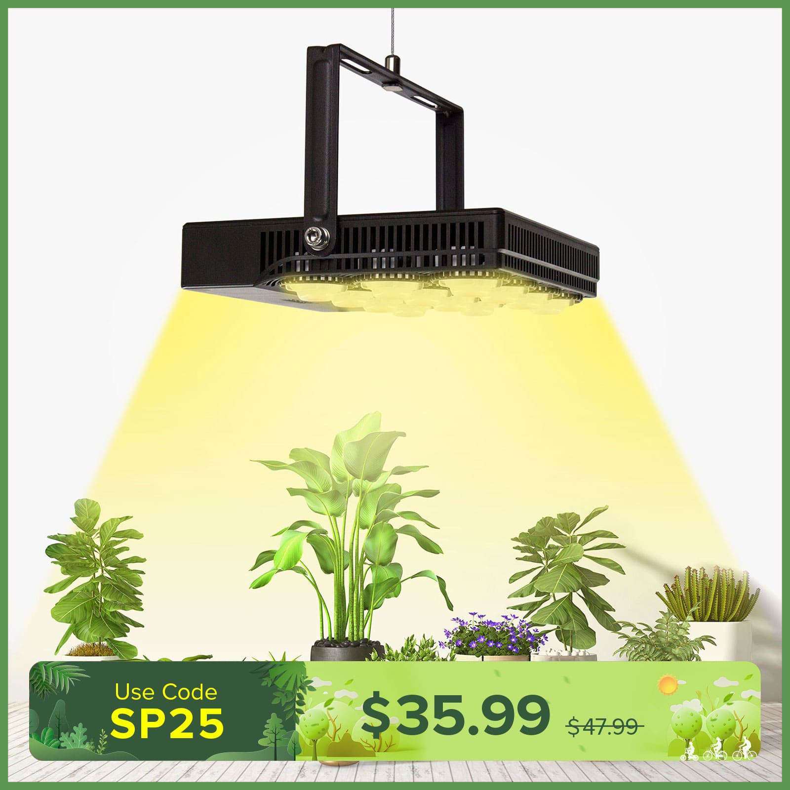 45W LED Grow Light (EU/UK ONLY)