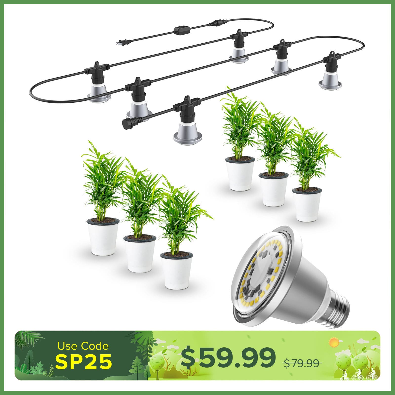 Hanging Grow Light String(US ONLY)