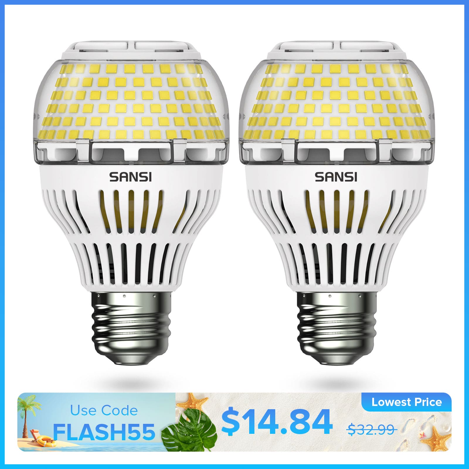 Dimmable A19 17W LED 5000K Light Bulb(US CA ONLY)