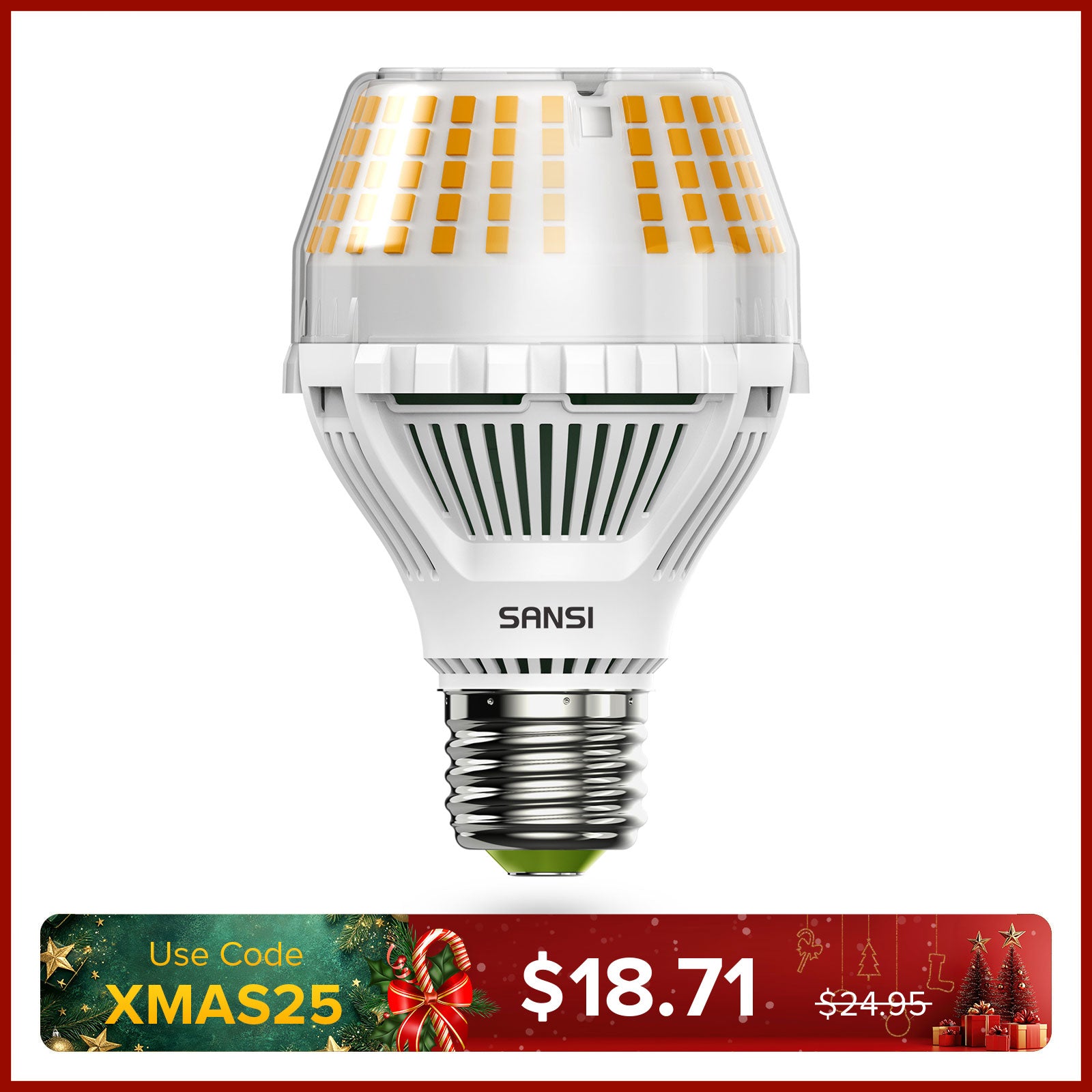 Upgraded Dimmable A19 17W LED 3000K/5000K Light Bulb(US ONLY)