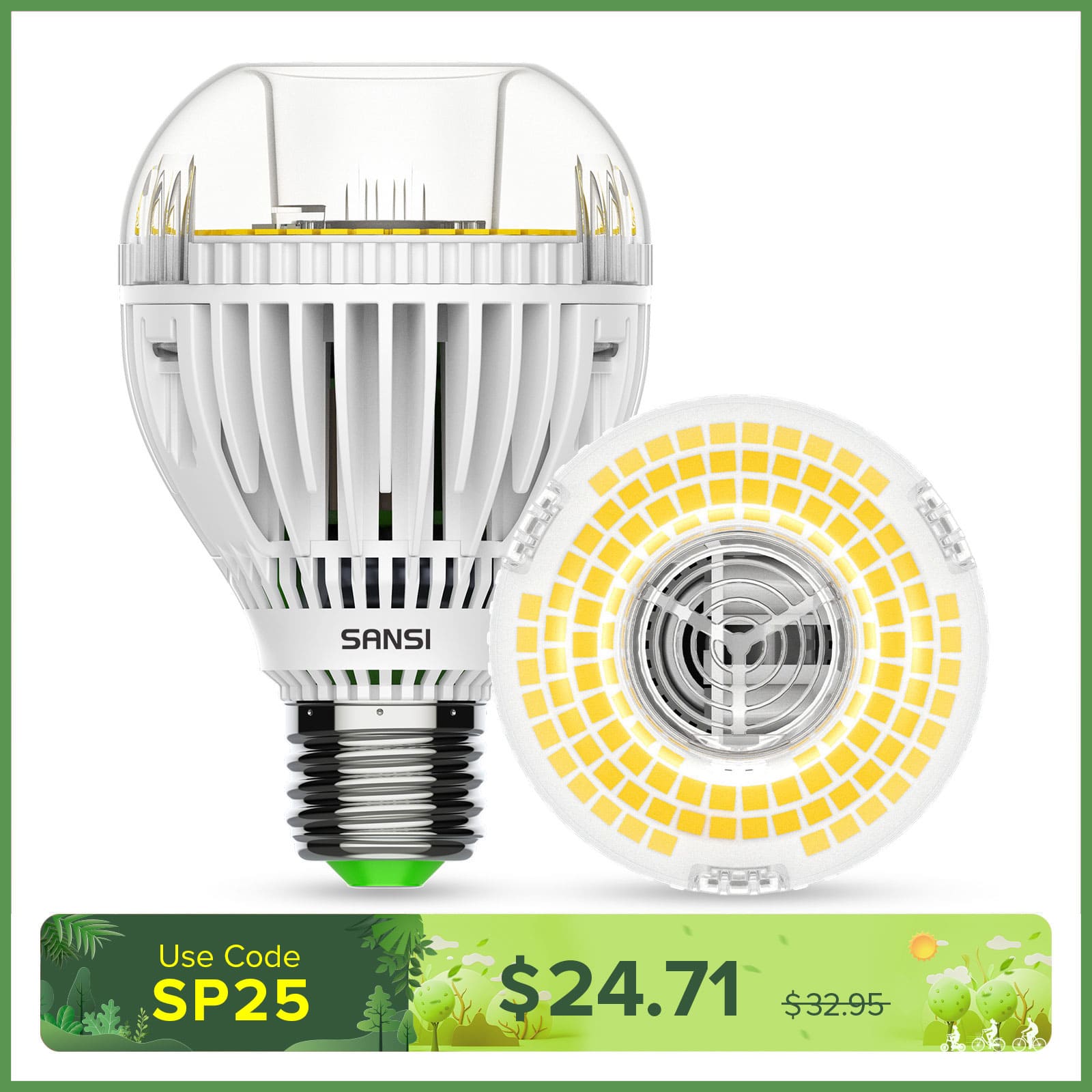 A19 30W LED 3000K/5000K Light Bulb (US ONLY)