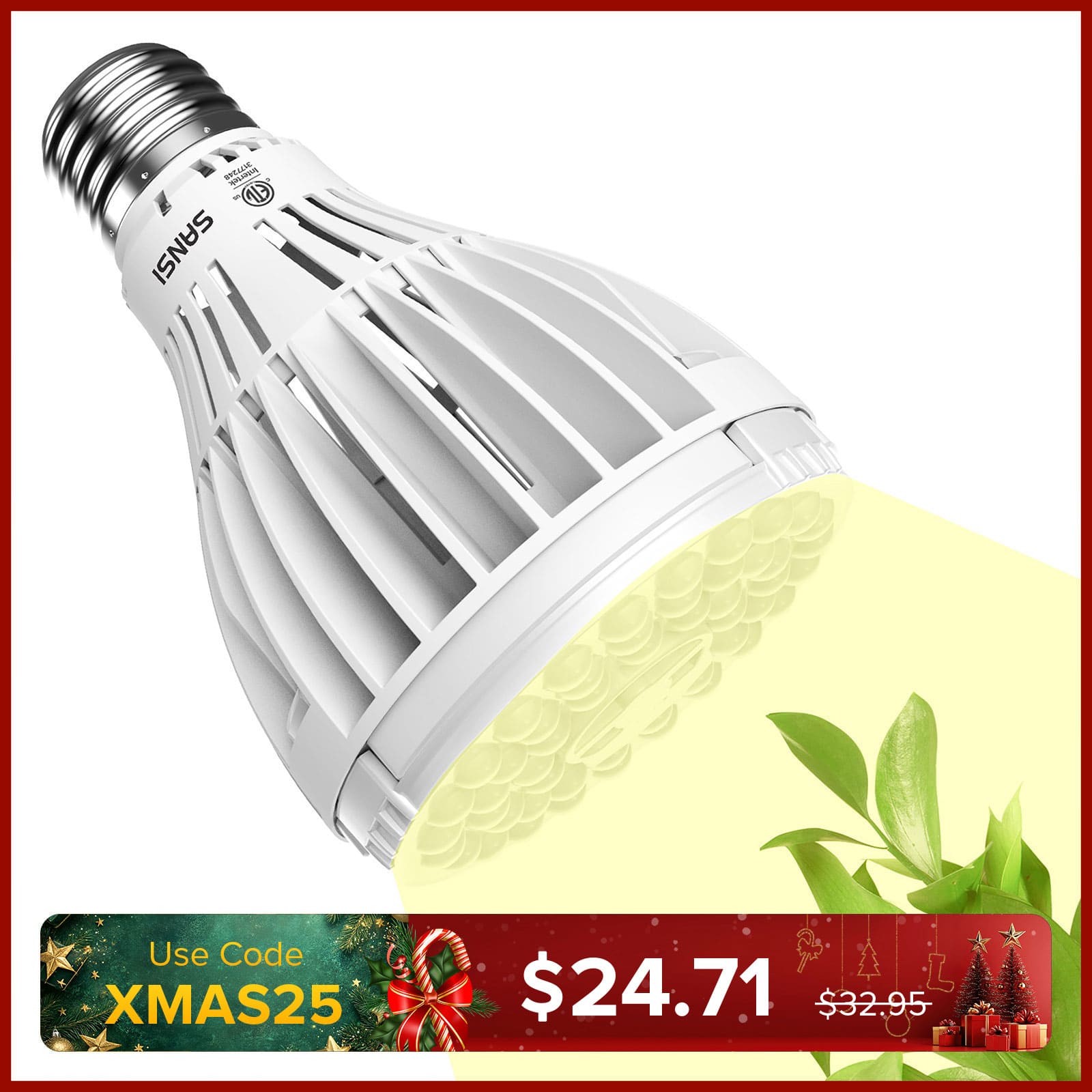 PAR25 32W LED Grow Light Bulb (US ONLY)