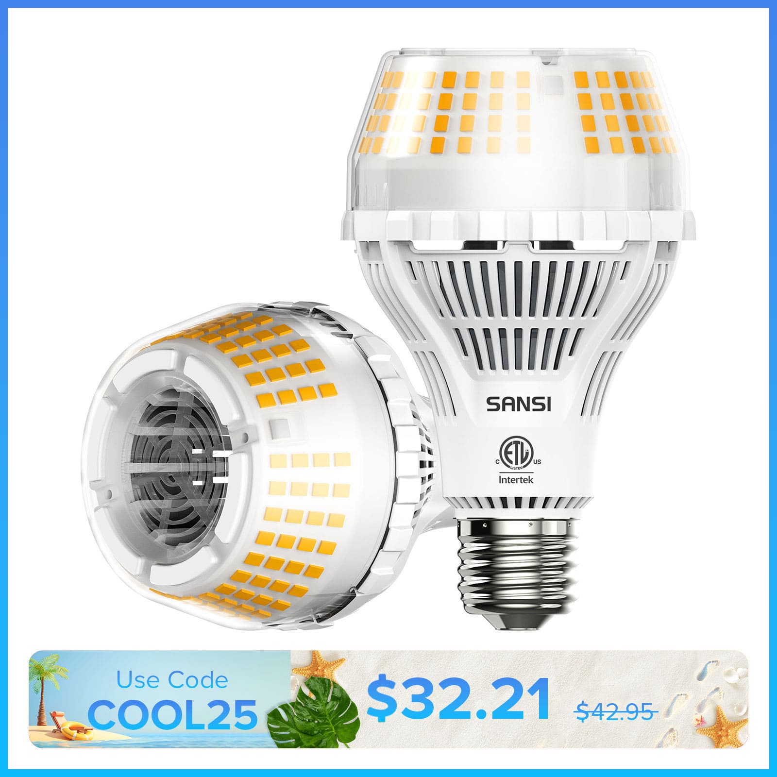 Upgraded A21 22W LED 3000K Light Bulb(US ONLY)