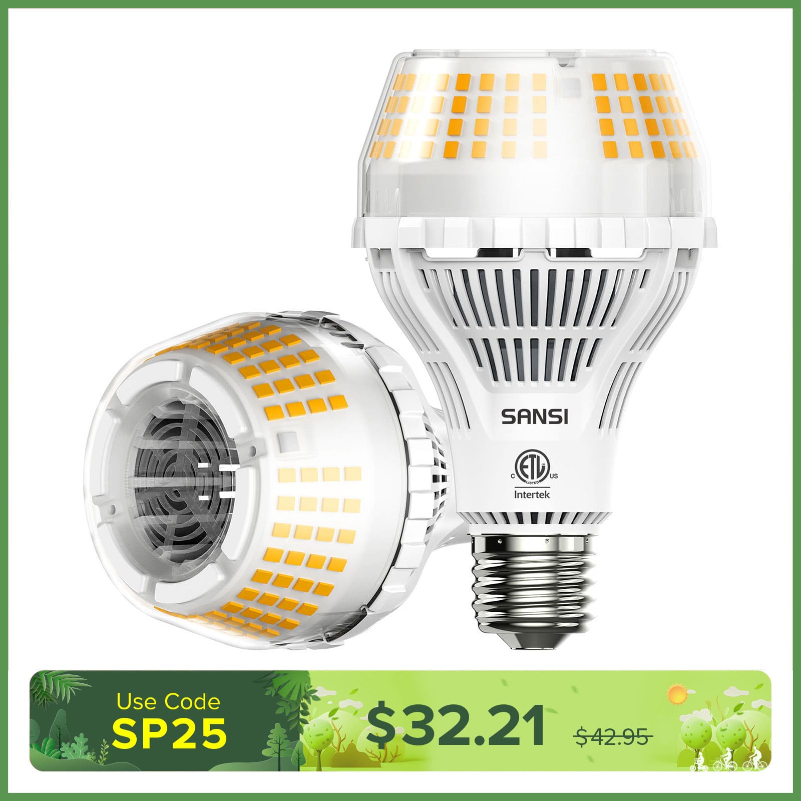 Upgraded A21 22W LED 3000K/5000K Light Bulb(US ONLY)