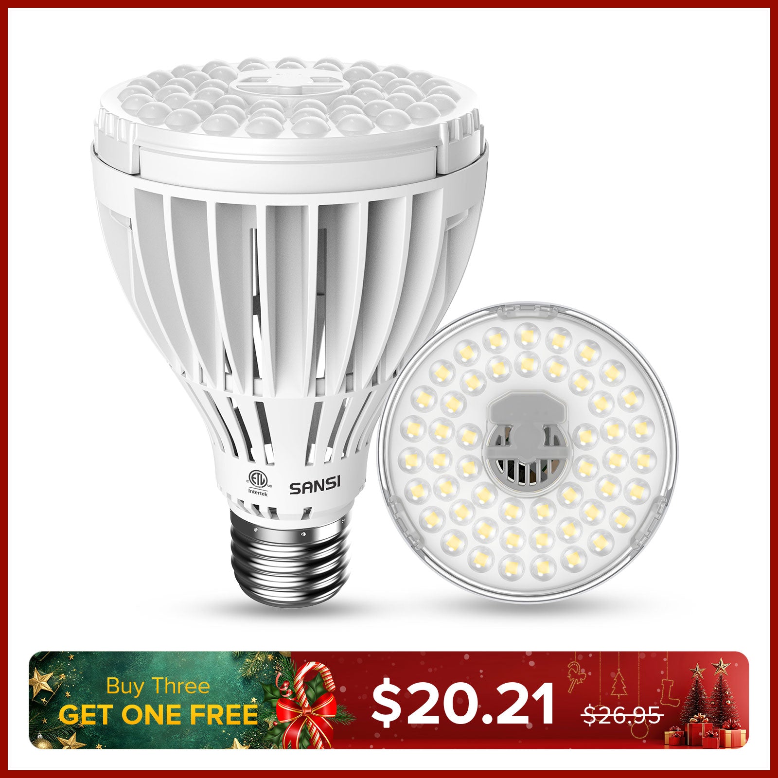 PAR25 24W LED Grow Light Bulb (US ONLY)