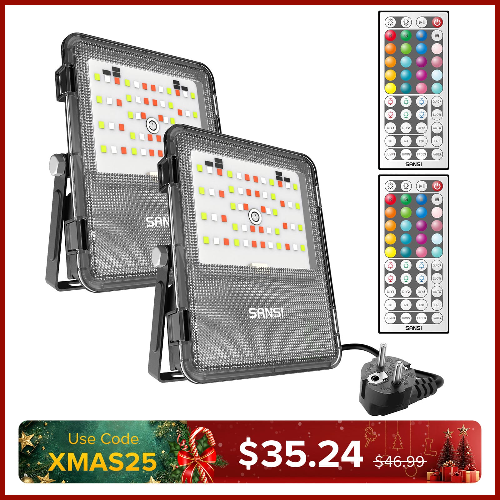 10W RGB LED Flood Light (EU ONLY)