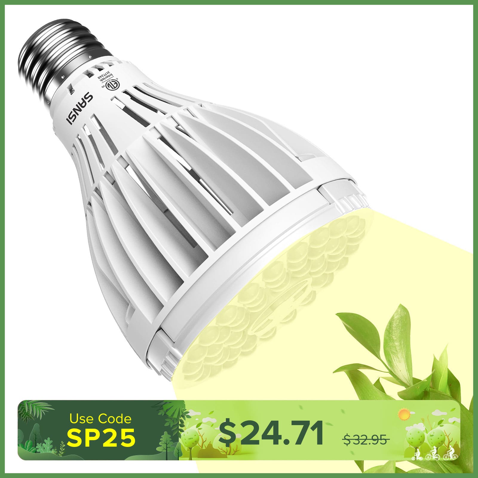 PAR25 32W LED Grow Light Bulb (US ONLY)