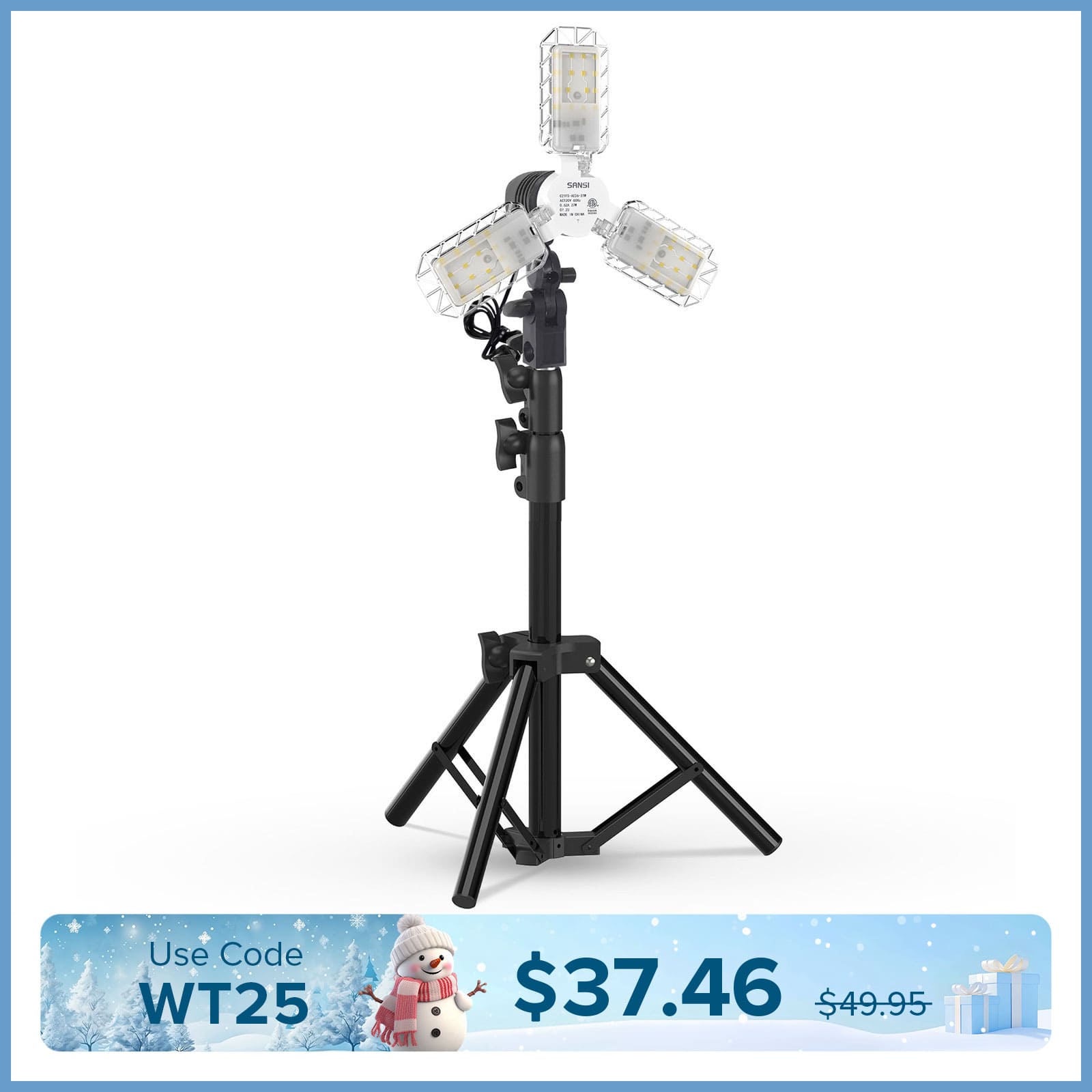 30W Adjustable Panel Led Work Light with Stand (US ONLY)