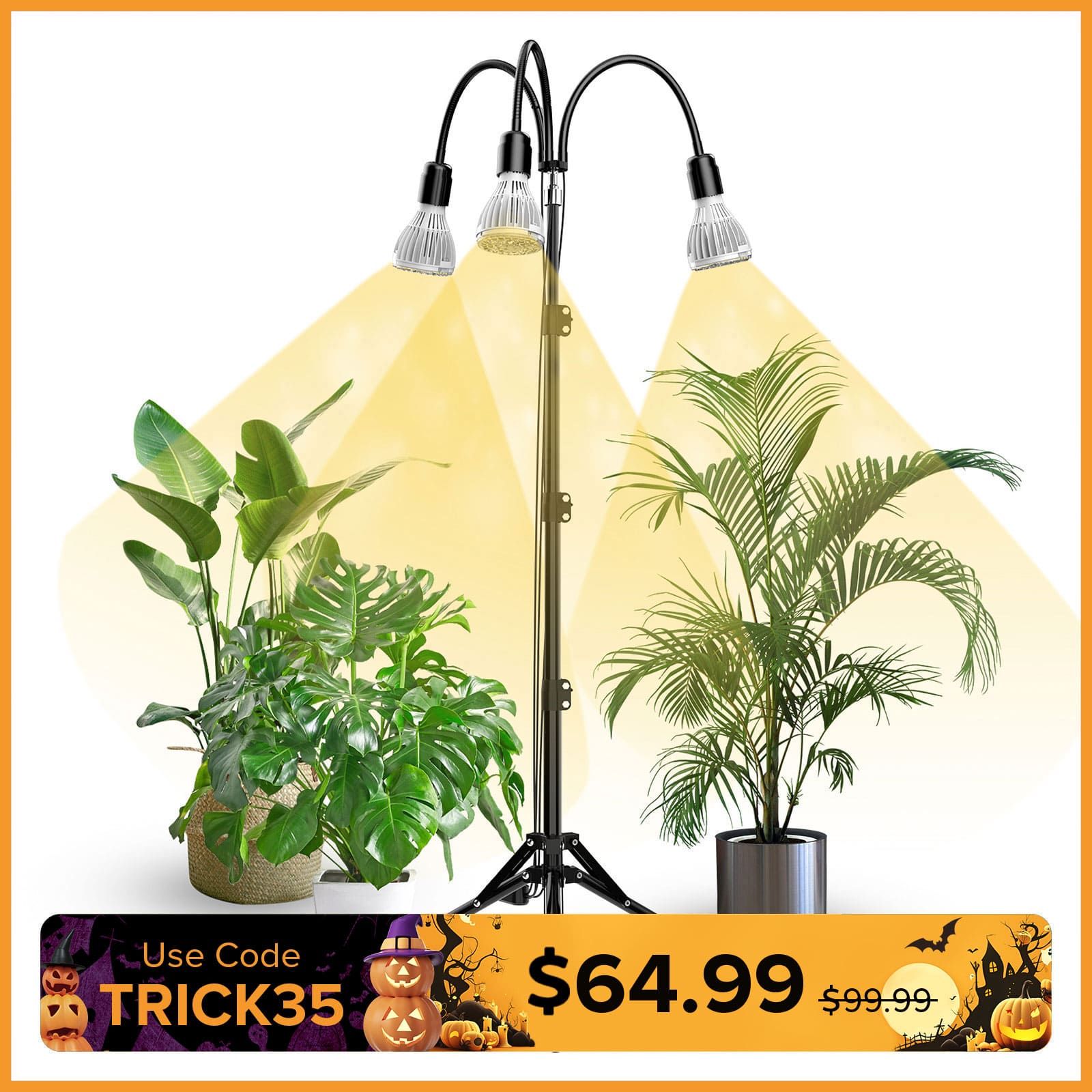 90W/120W Grow Light with Adjustable Tripod Stand (US ONLY)