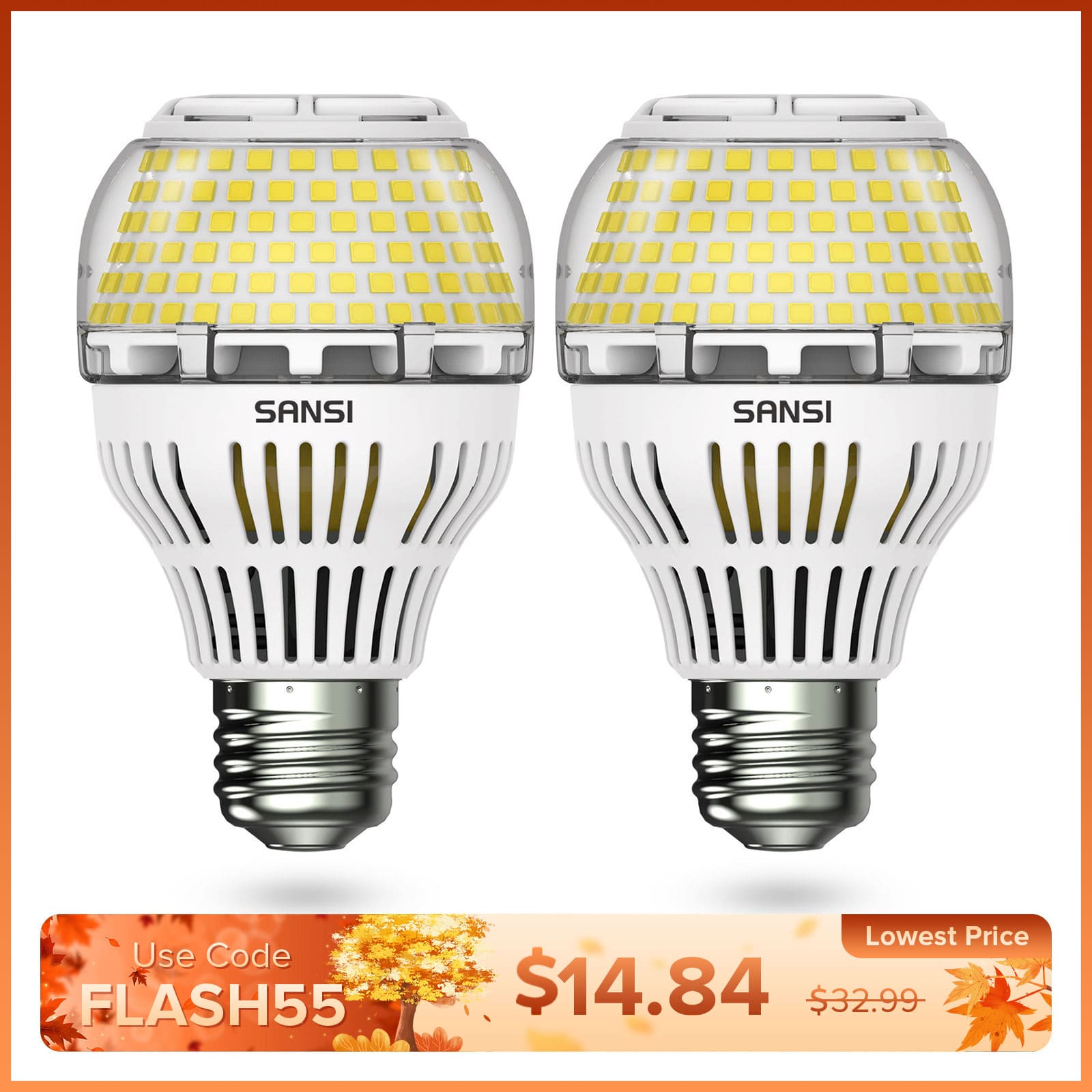 Dimmable A19 17W LED 3000K/5000K Light Bulb(US CA ONLY)