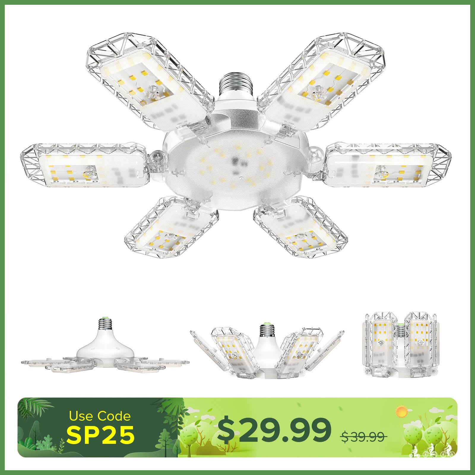 60W Panel Garage Light (US ONLY)