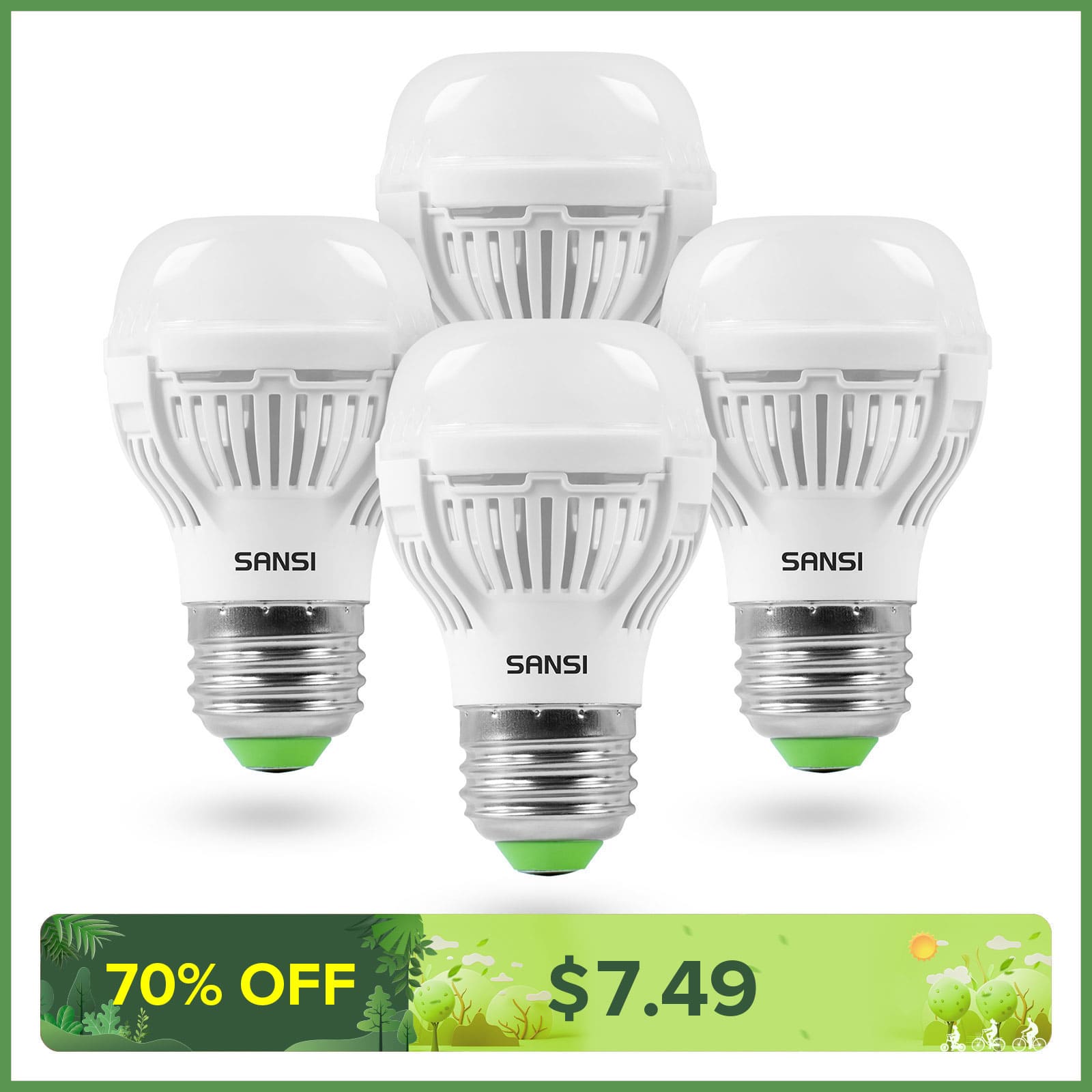 Upgraded A15 9W LED 2700K/3000K/4000K/5000K Light Bulb (US ONLY)