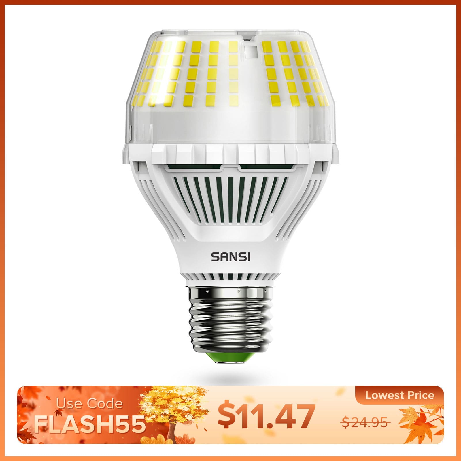 Upgraded Dimmable A19 17W LED 3000K/5000K Light Bulb(US ONLY)