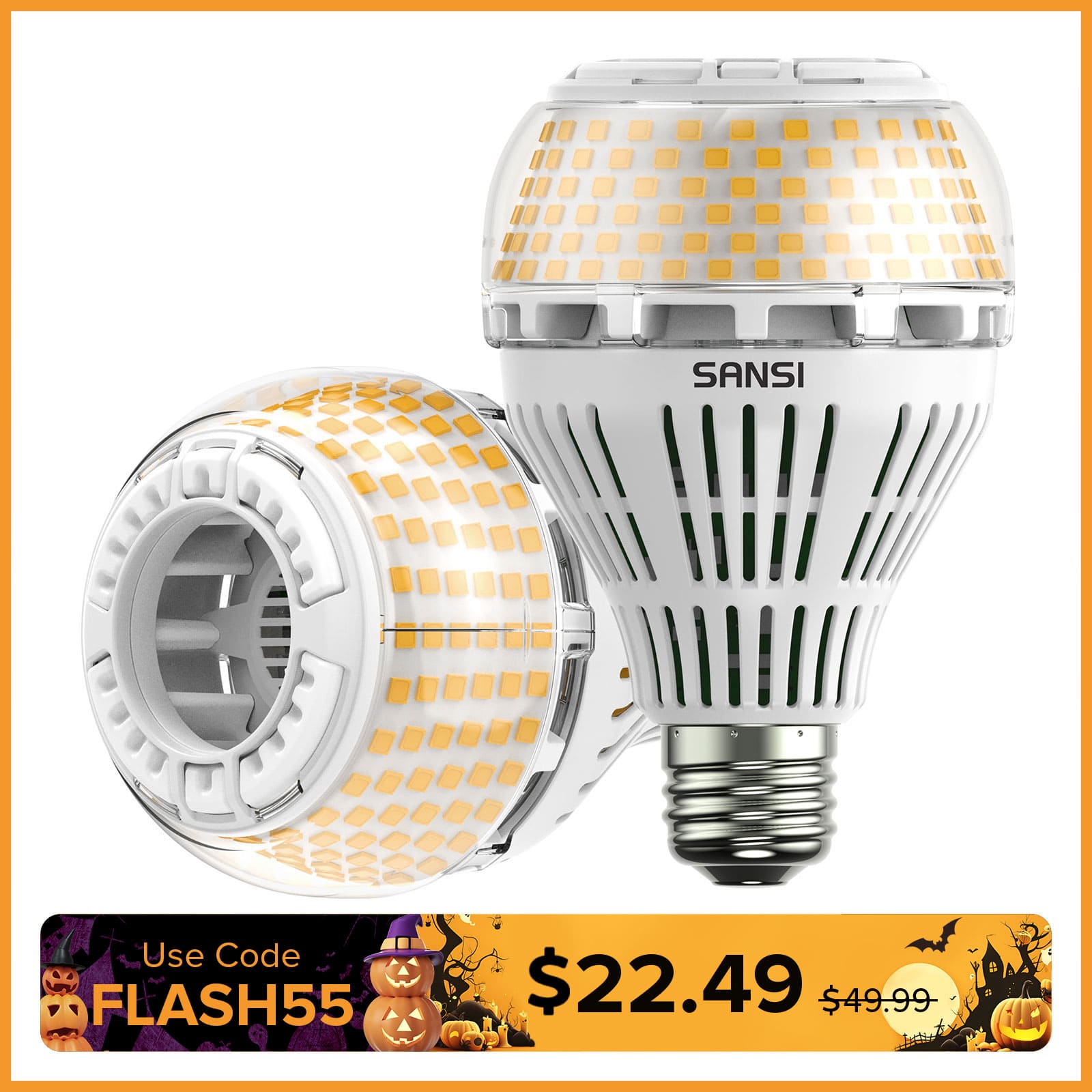 Dimmable A21 27W LED 3000K/5000K Light Bulb