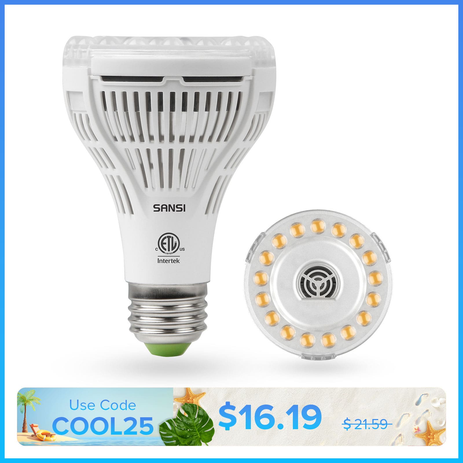 PAR25 15W LED Grow Light Bulb